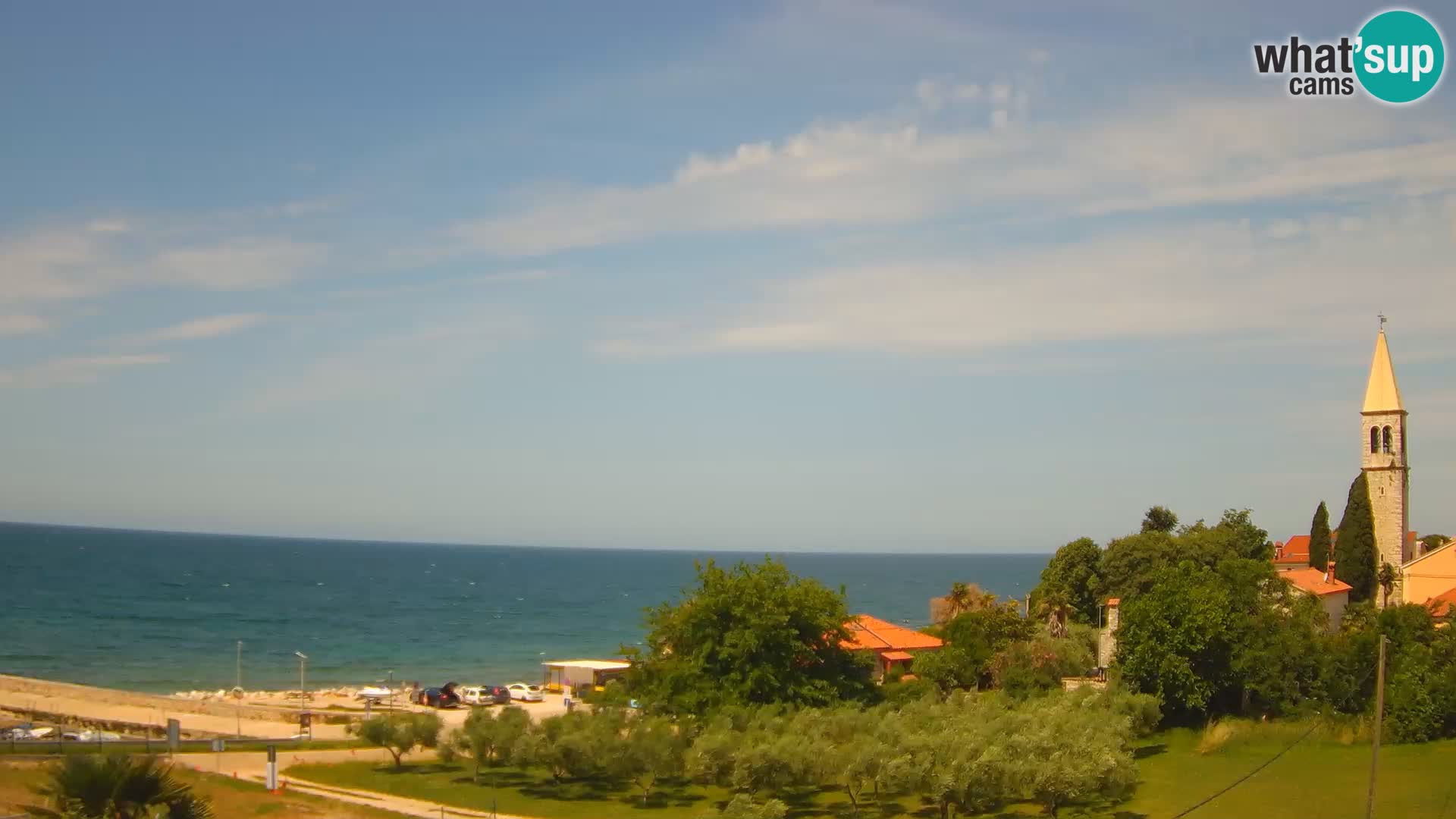 Umag Webcam en direct Lovrečica / San Lorenzo – Istrie – Croatie