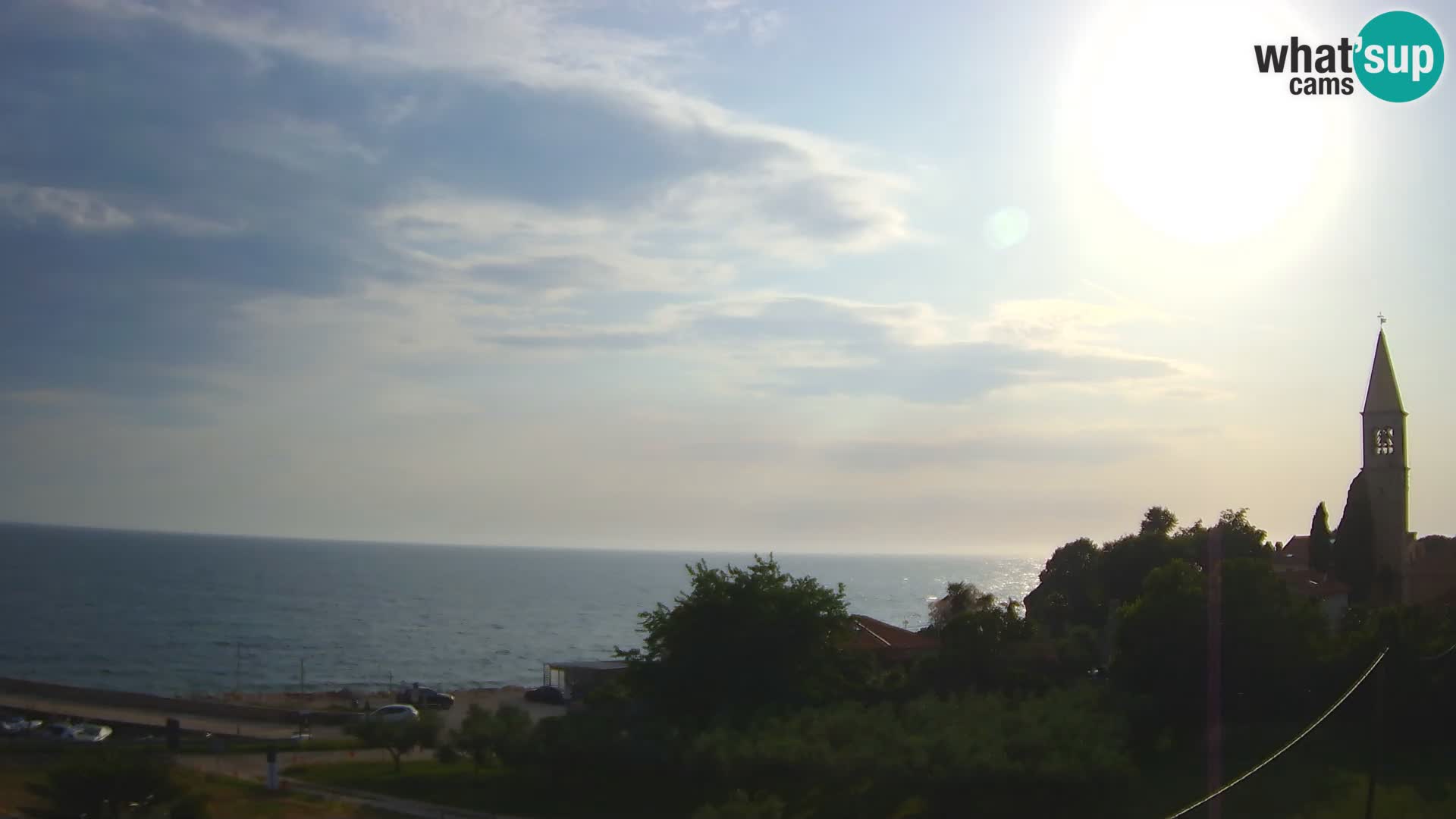 Umag Webcam en direct Lovrečica / San Lorenzo – Istrie – Croatie