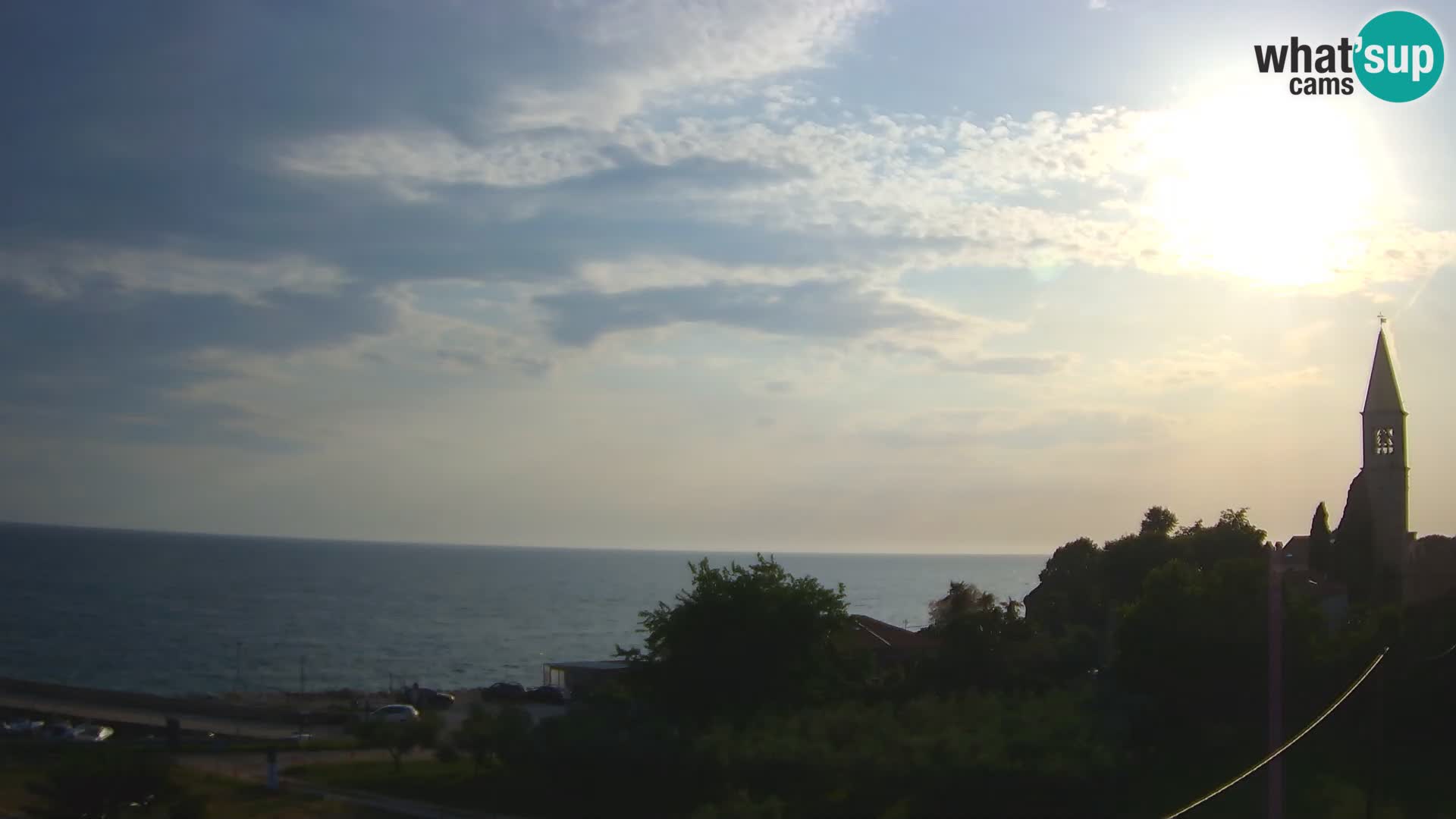 Umag Webcam uživo Lovrečica / San Lorenzo – Istra – Hrvatska