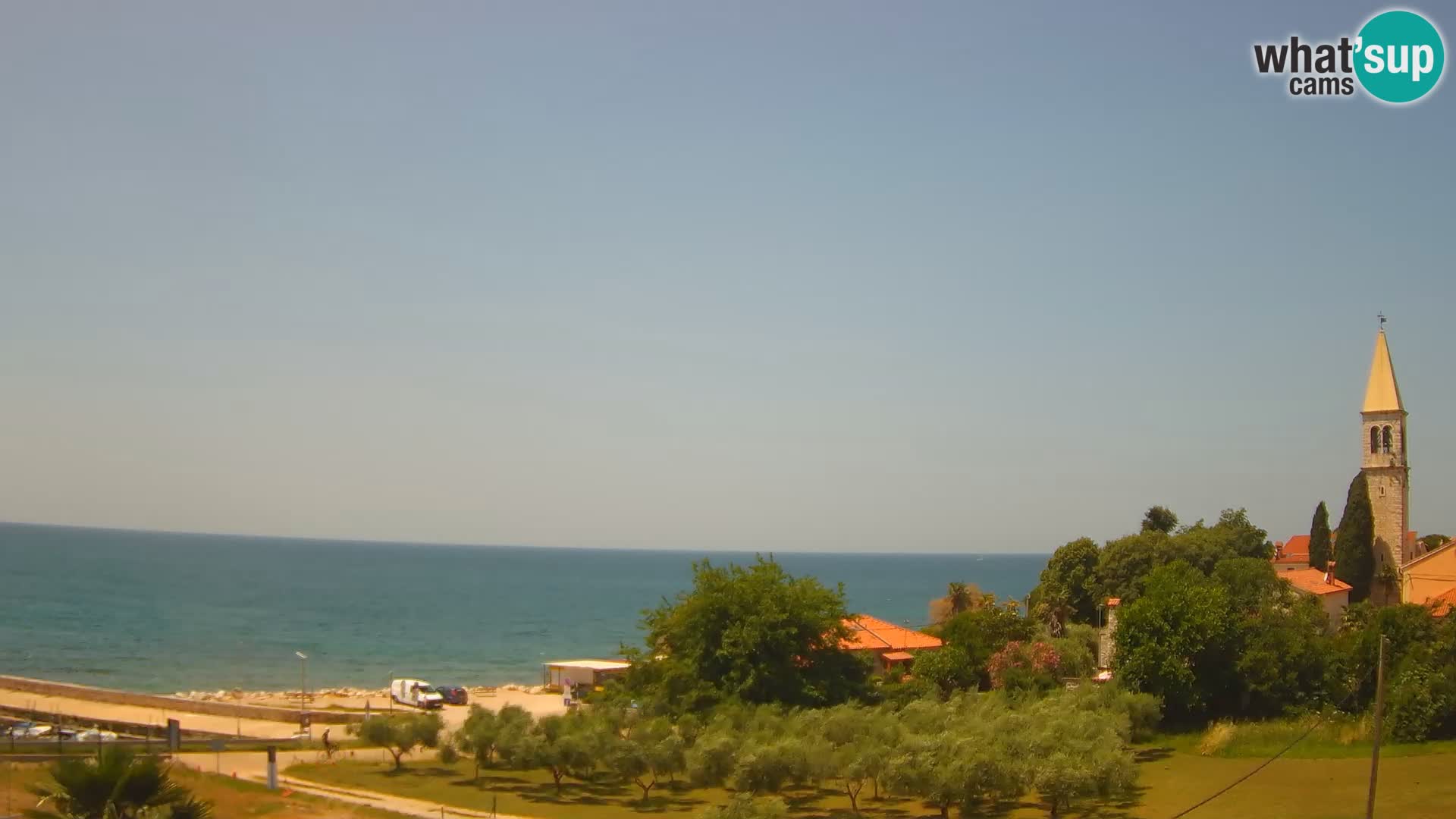 Umag spletna kamera Lovrečica – Istra – Hrvaška