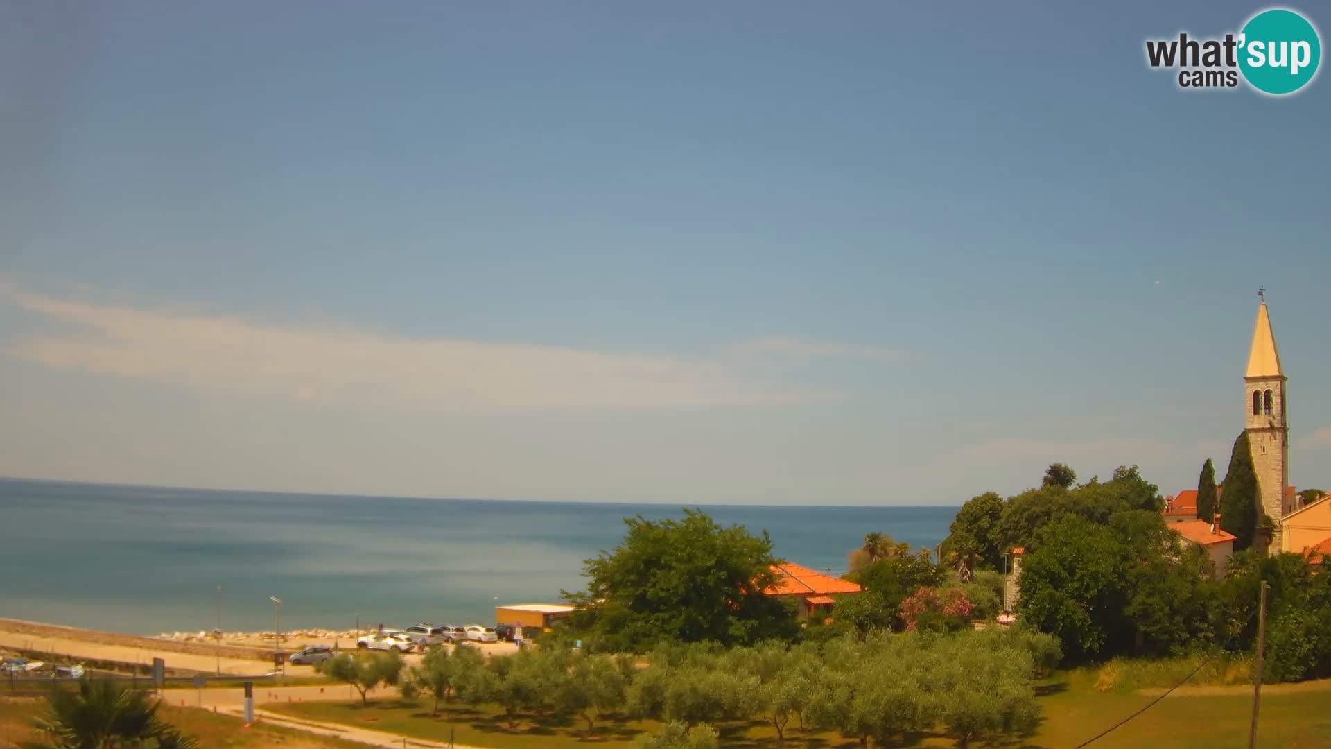 Umag spletna kamera Lovrečica – Istra – Hrvaška