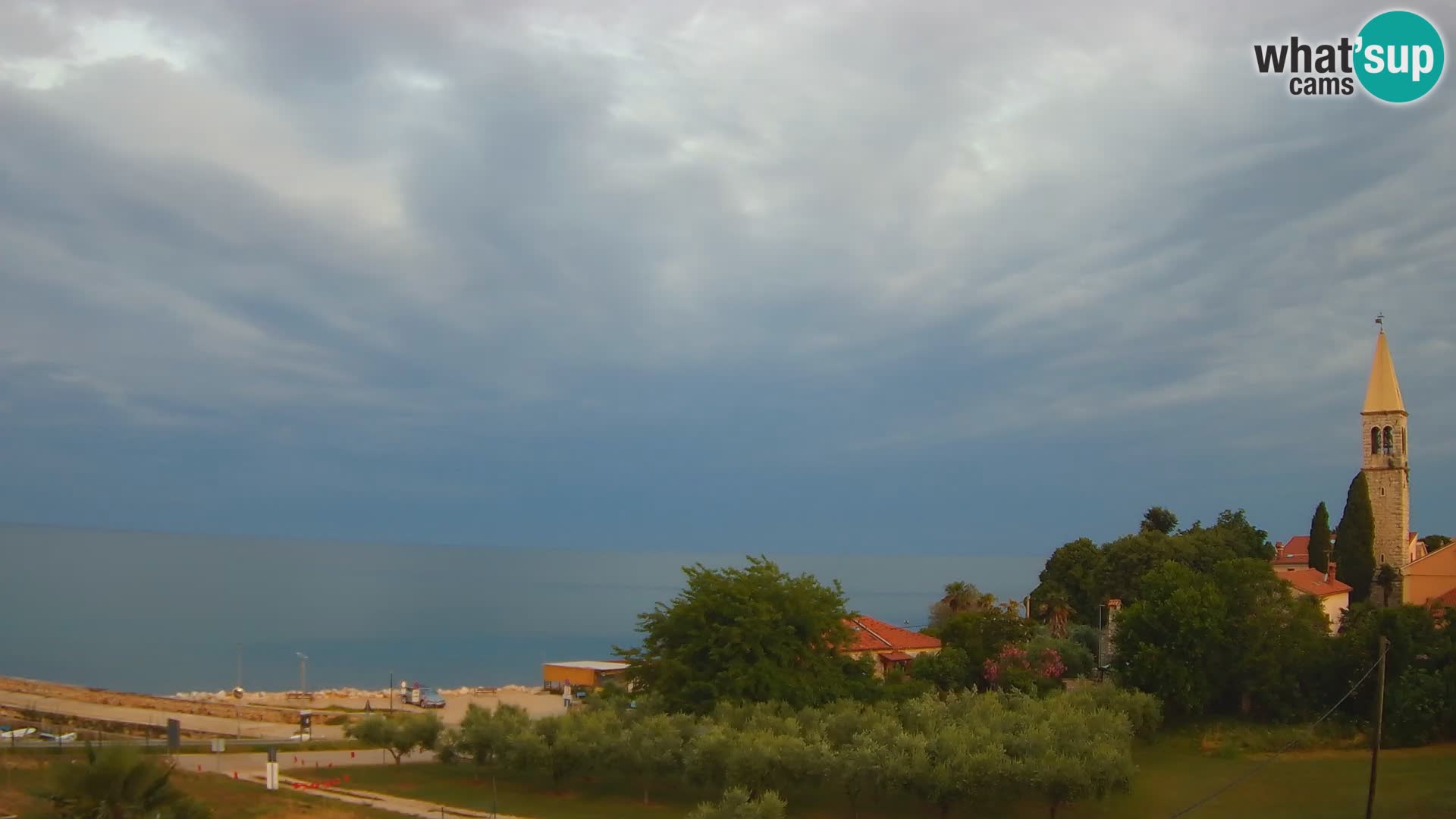 Umag Webcam en direct Lovrečica / San Lorenzo – Istrie – Croatie