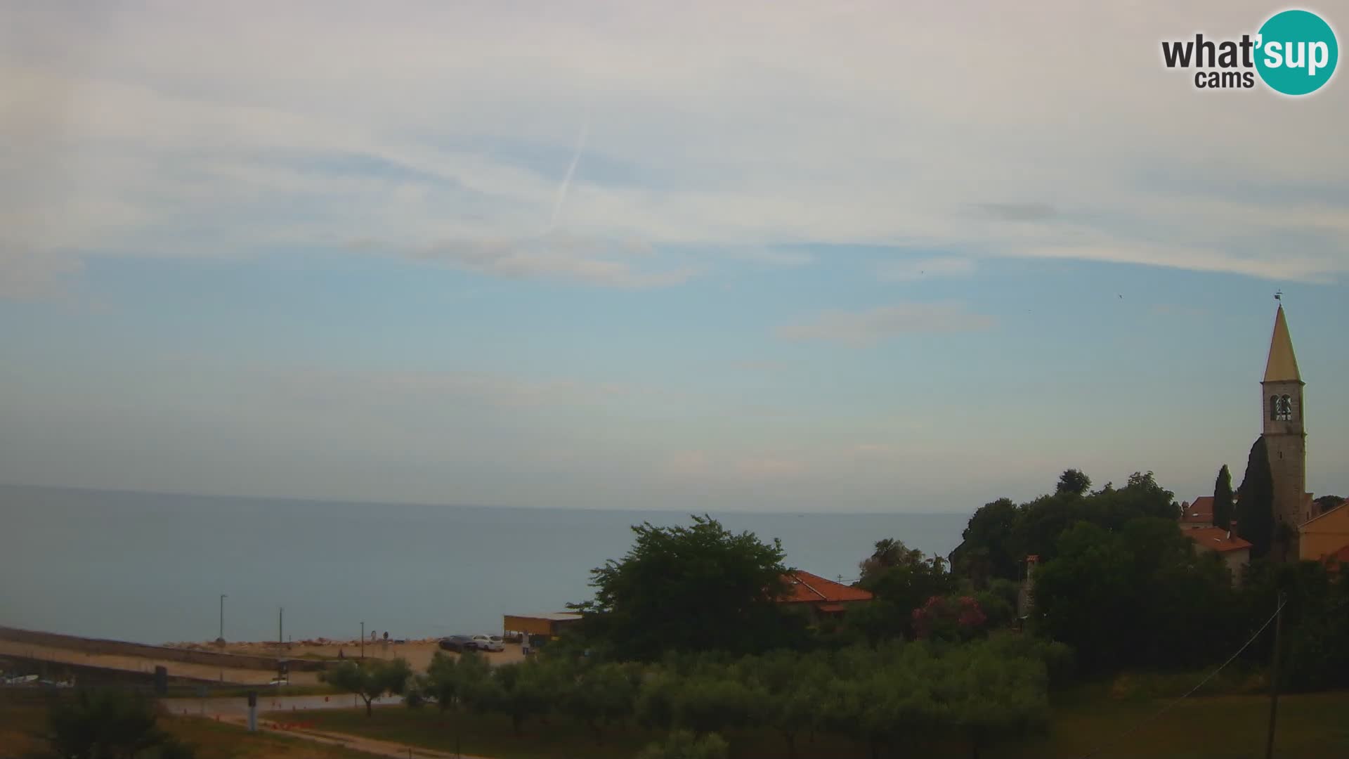 Umag Webcam uživo Lovrečica / San Lorenzo – Istra – Hrvatska