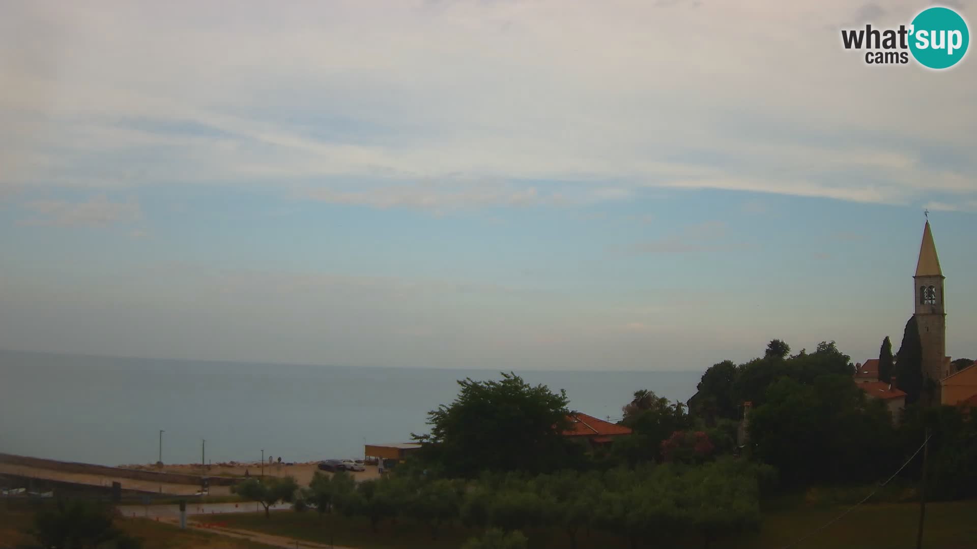 Umag Webcam uživo Lovrečica / San Lorenzo – Istra – Hrvatska