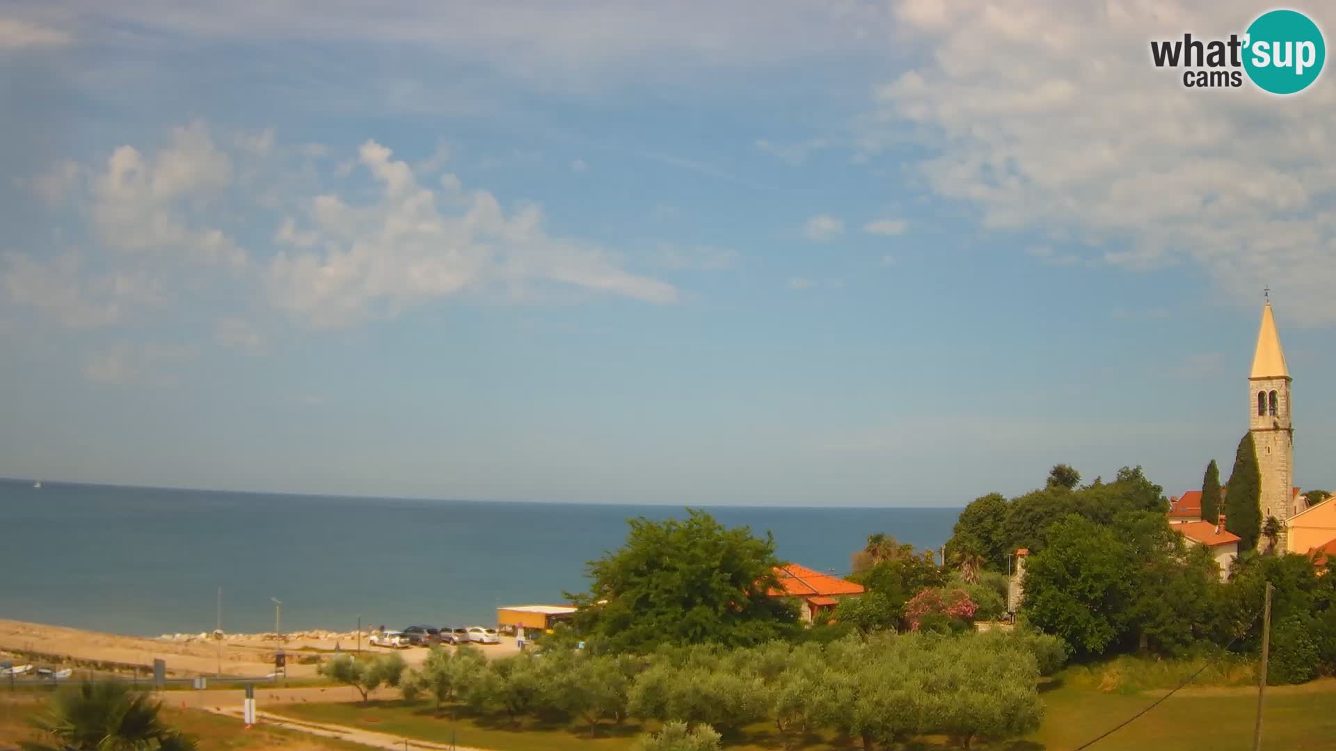 Umag Webcam en direct Lovrečica / San Lorenzo – Istrie – Croatie