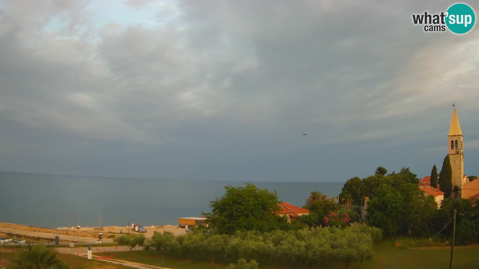 Umag Webcam en direct Lovrečica / San Lorenzo – Istrie – Croatie