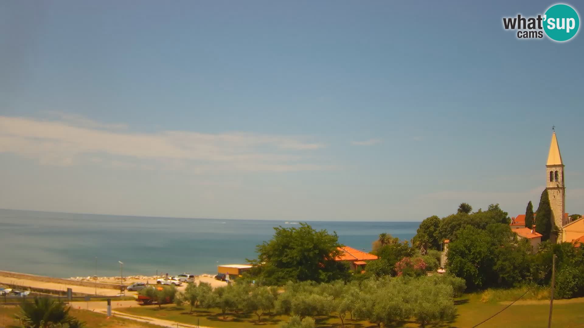 Umag Webcam en direct Lovrečica / San Lorenzo – Istrie – Croatie