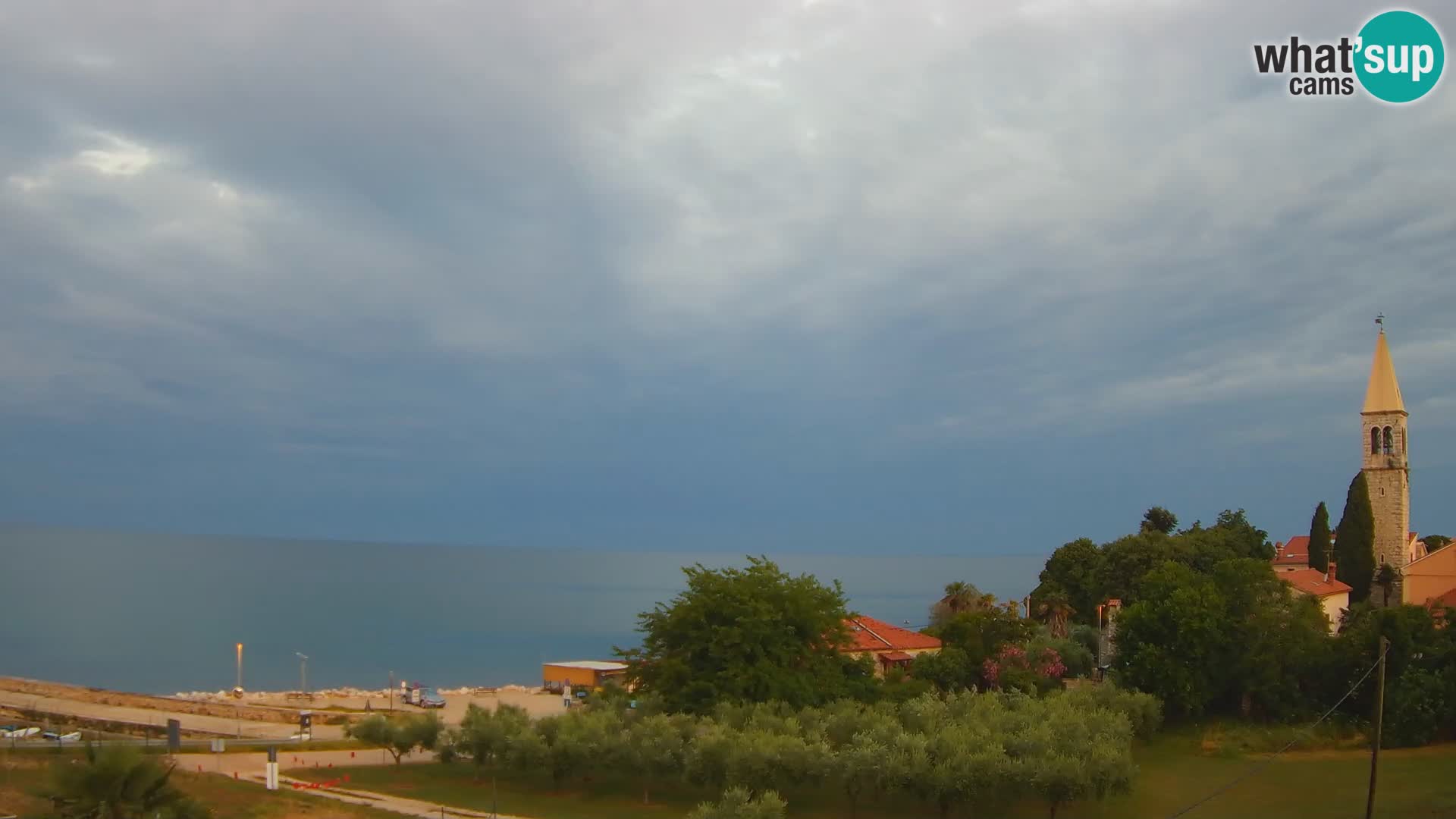 Umag Webcam en direct Lovrečica / San Lorenzo – Istrie – Croatie