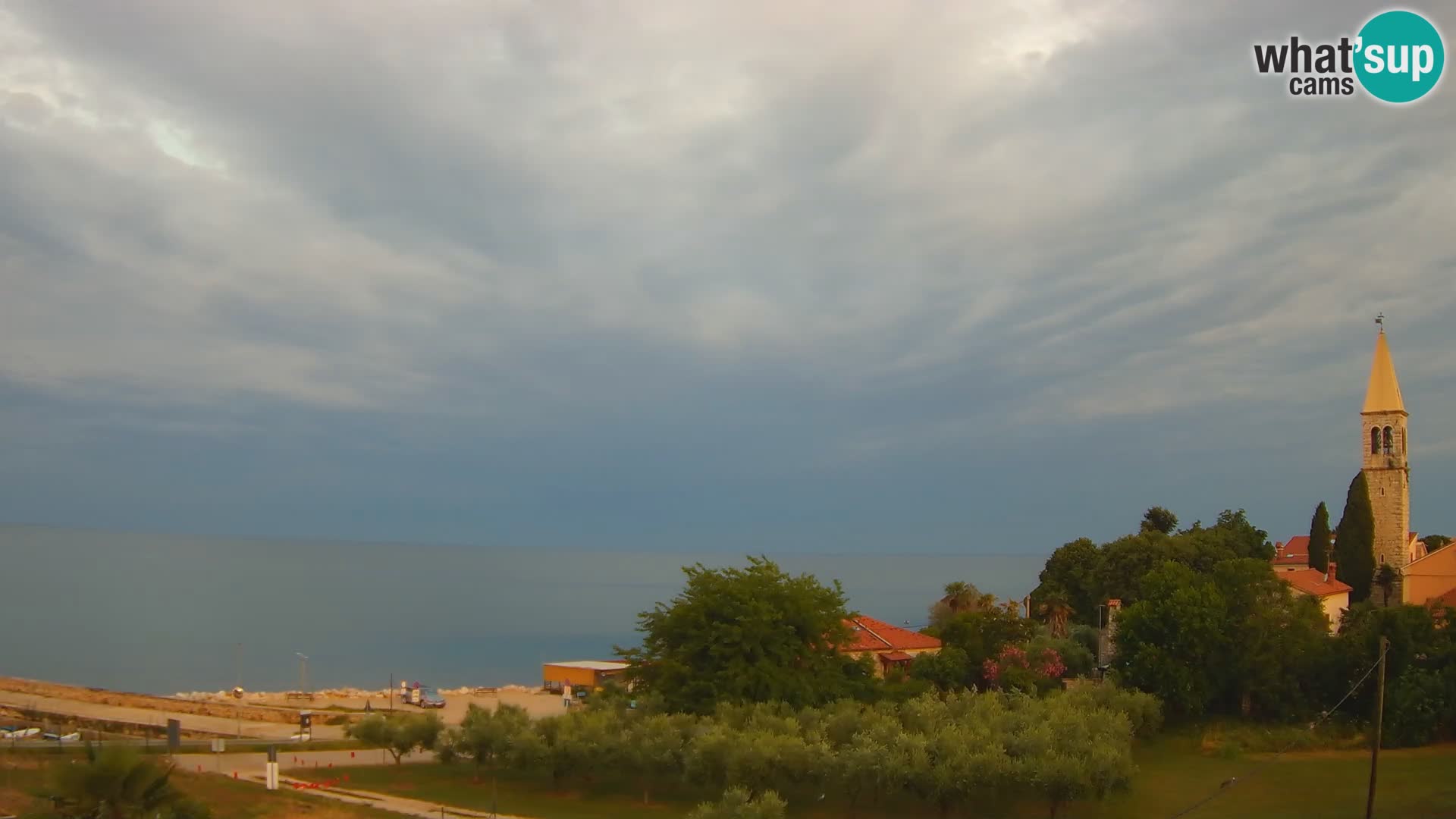 Umag Webcam en direct Lovrečica / San Lorenzo – Istrie – Croatie