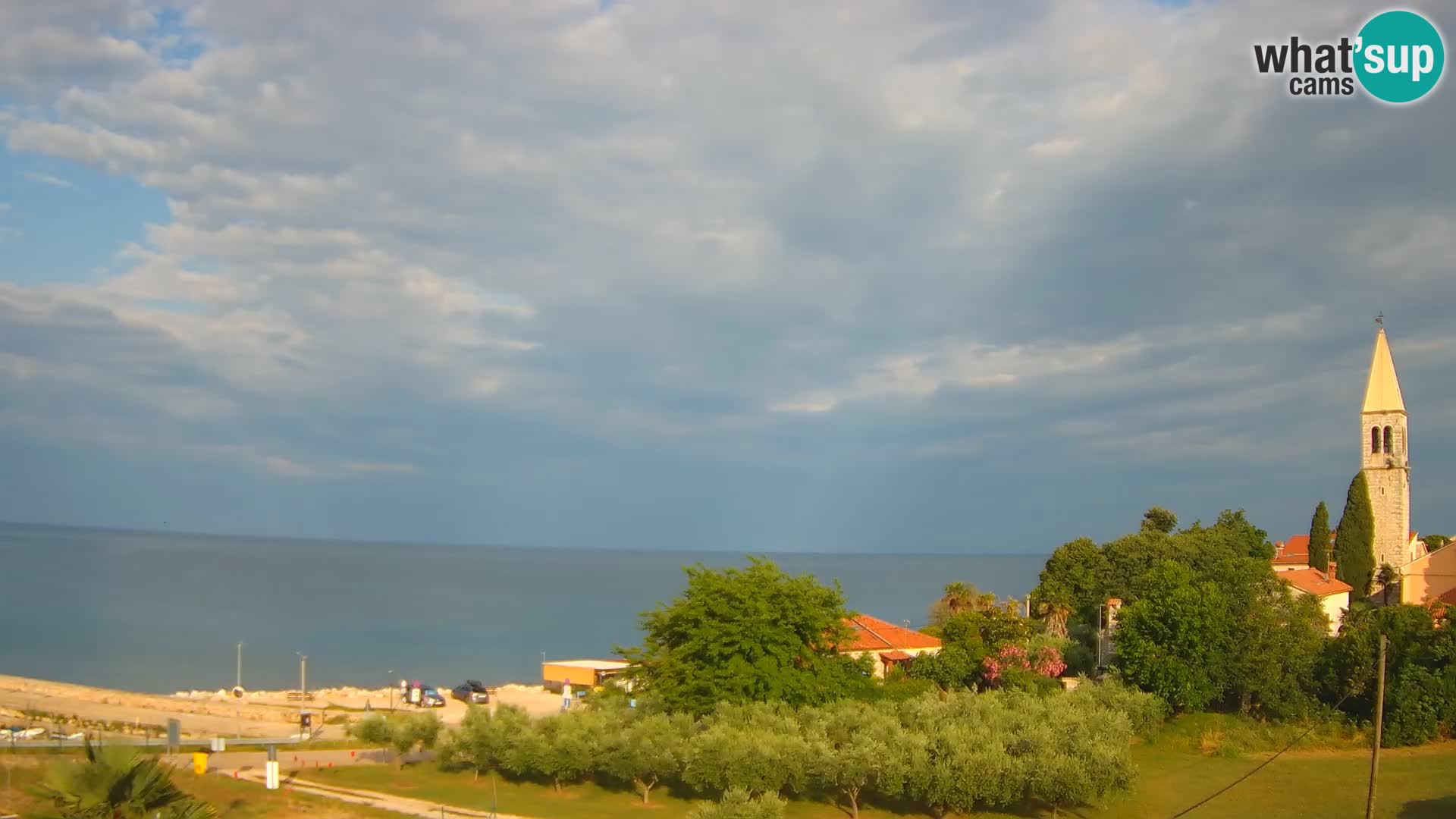 Umag spletna kamera Lovrečica – Istra – Hrvaška