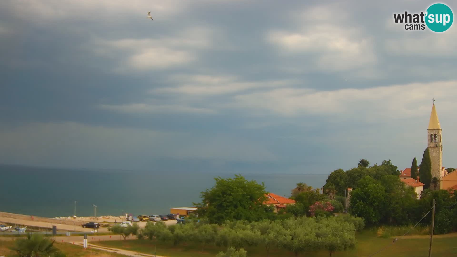 Umag spletna kamera Lovrečica – Istra – Hrvaška