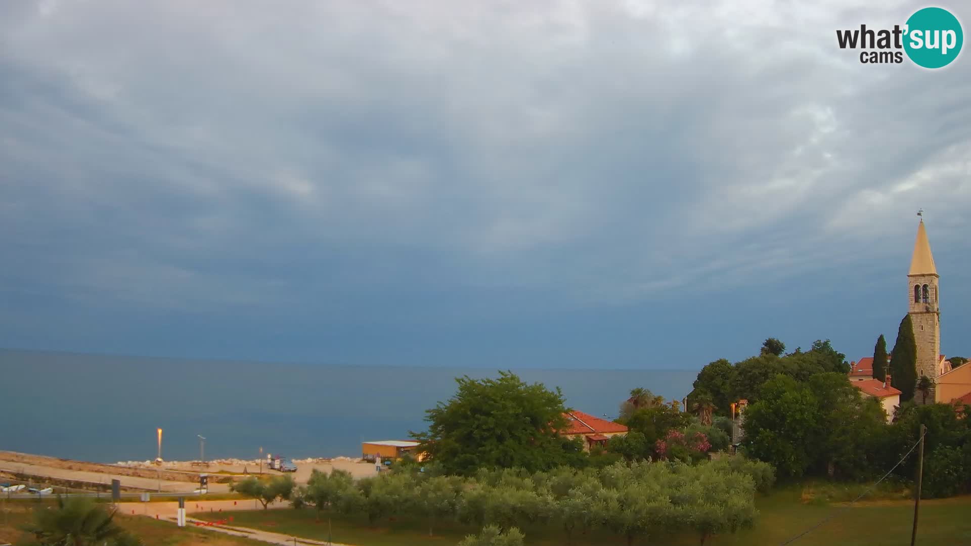 Umag Webcam uživo Lovrečica / San Lorenzo – Istra – Hrvatska