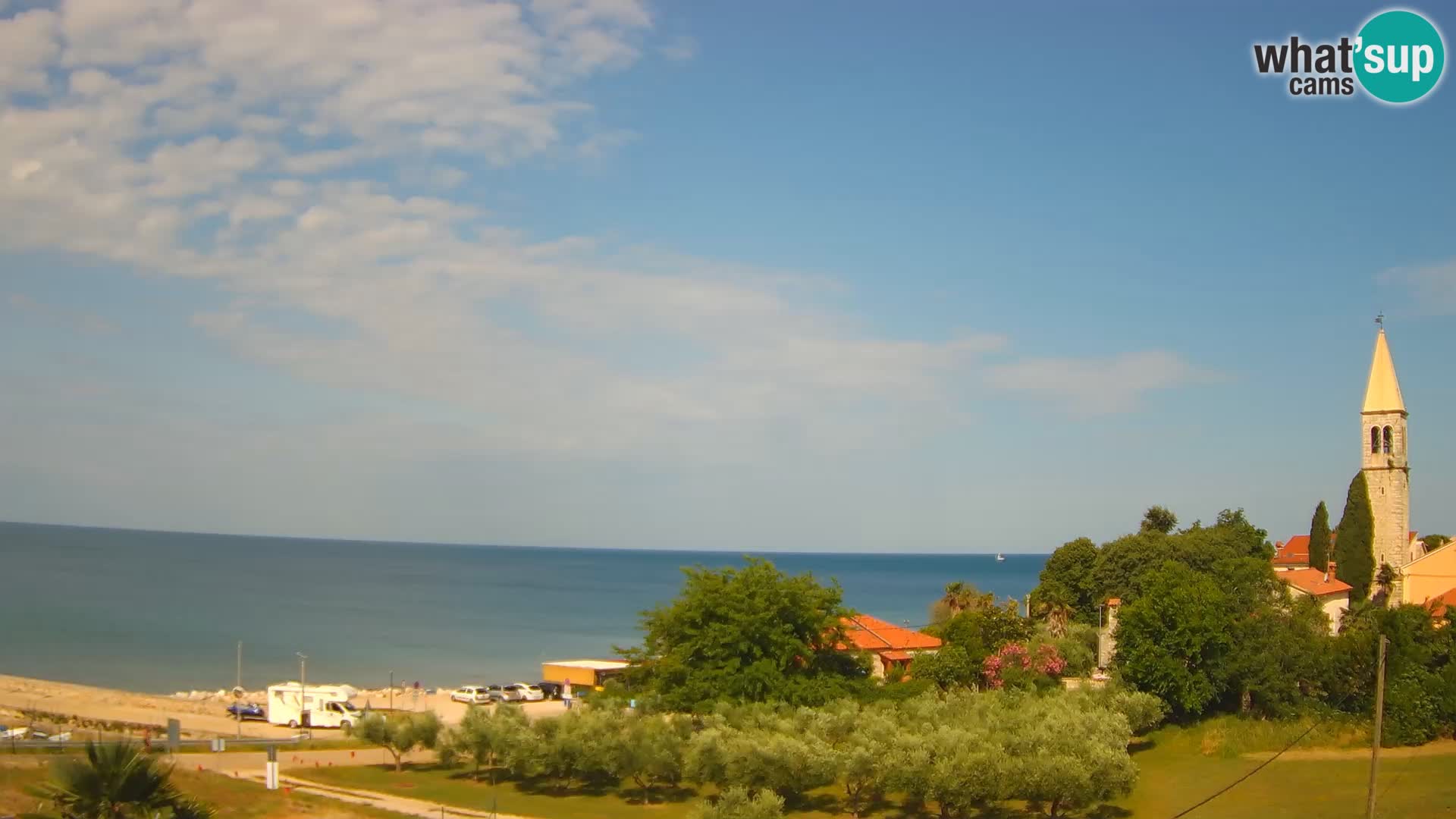 Umag Live webcam Lovrečica / San Lorenzo – Istria – Croatia