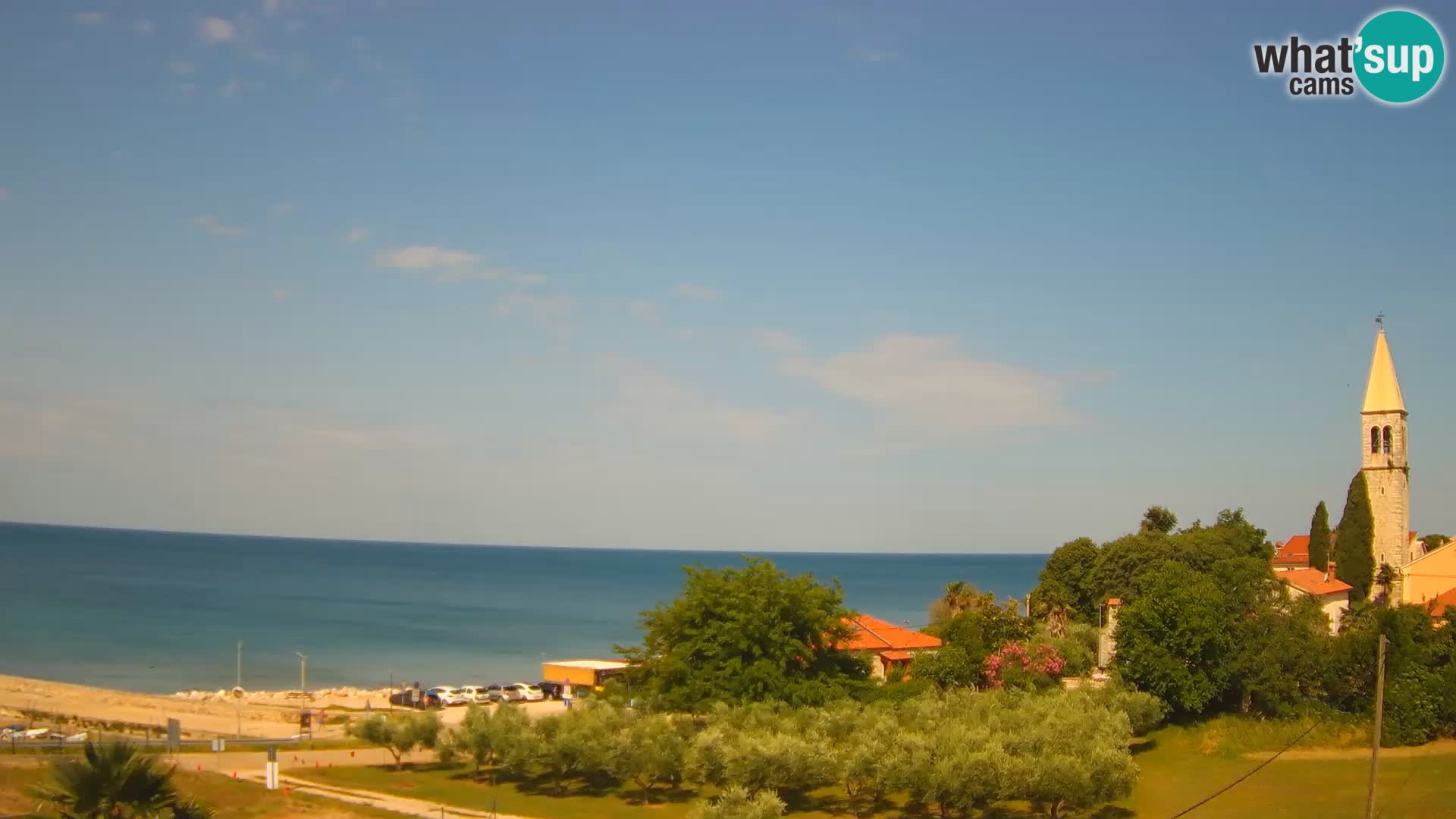 Umag spletna kamera Lovrečica – Istra – Hrvaška
