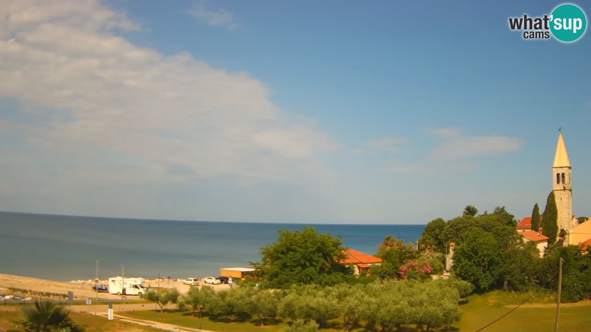 Umag Cámara web en vivo Lovrečica / San Lorenzo – Istria – Croacia