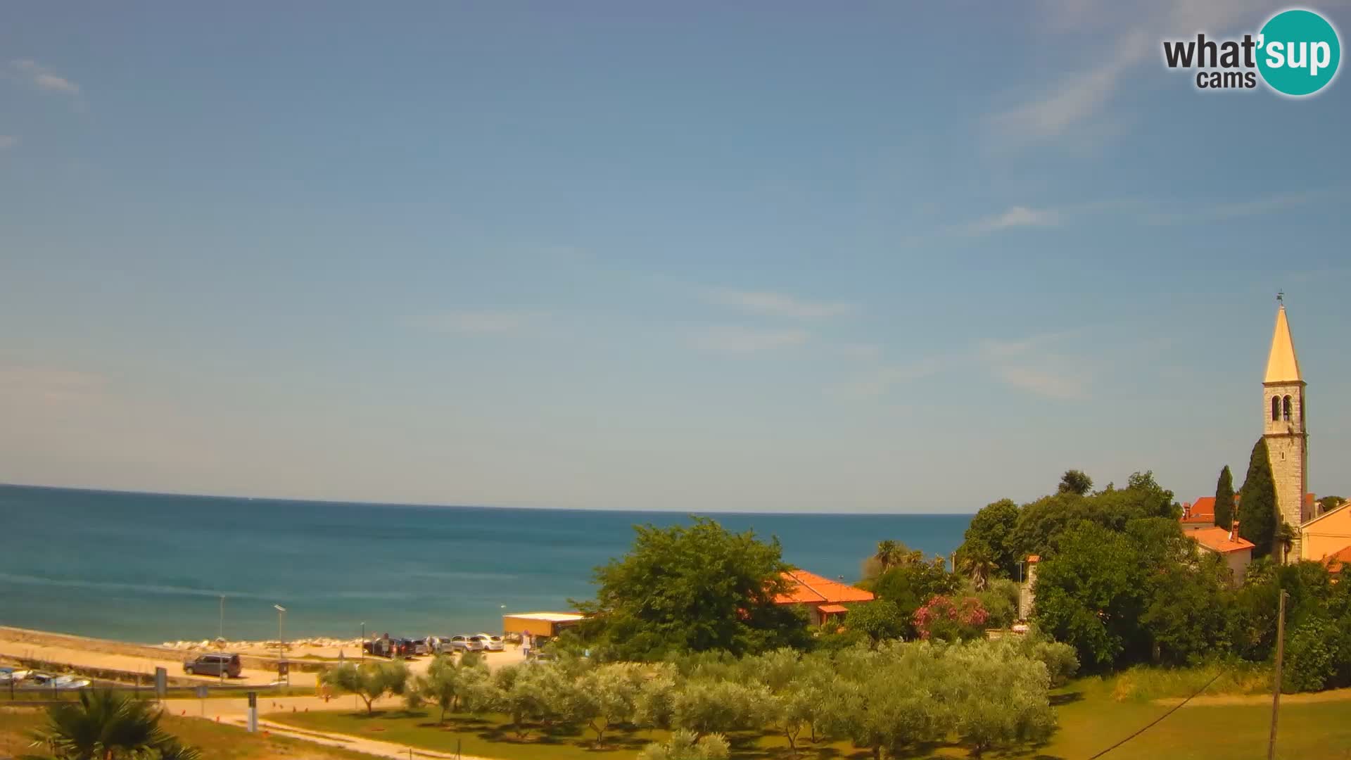 Umag Webcam en direct Lovrečica / San Lorenzo – Istrie – Croatie