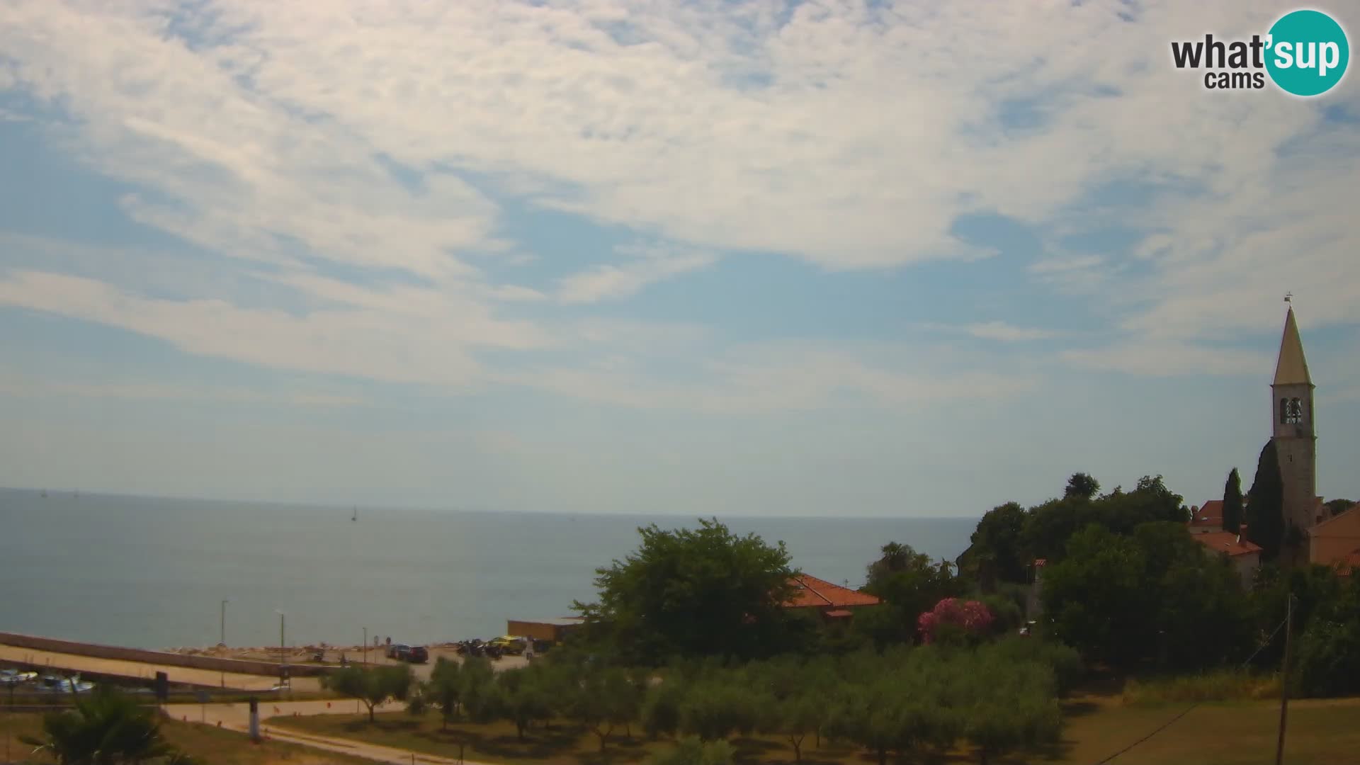 Umag spletna kamera Lovrečica – Istra – Hrvaška