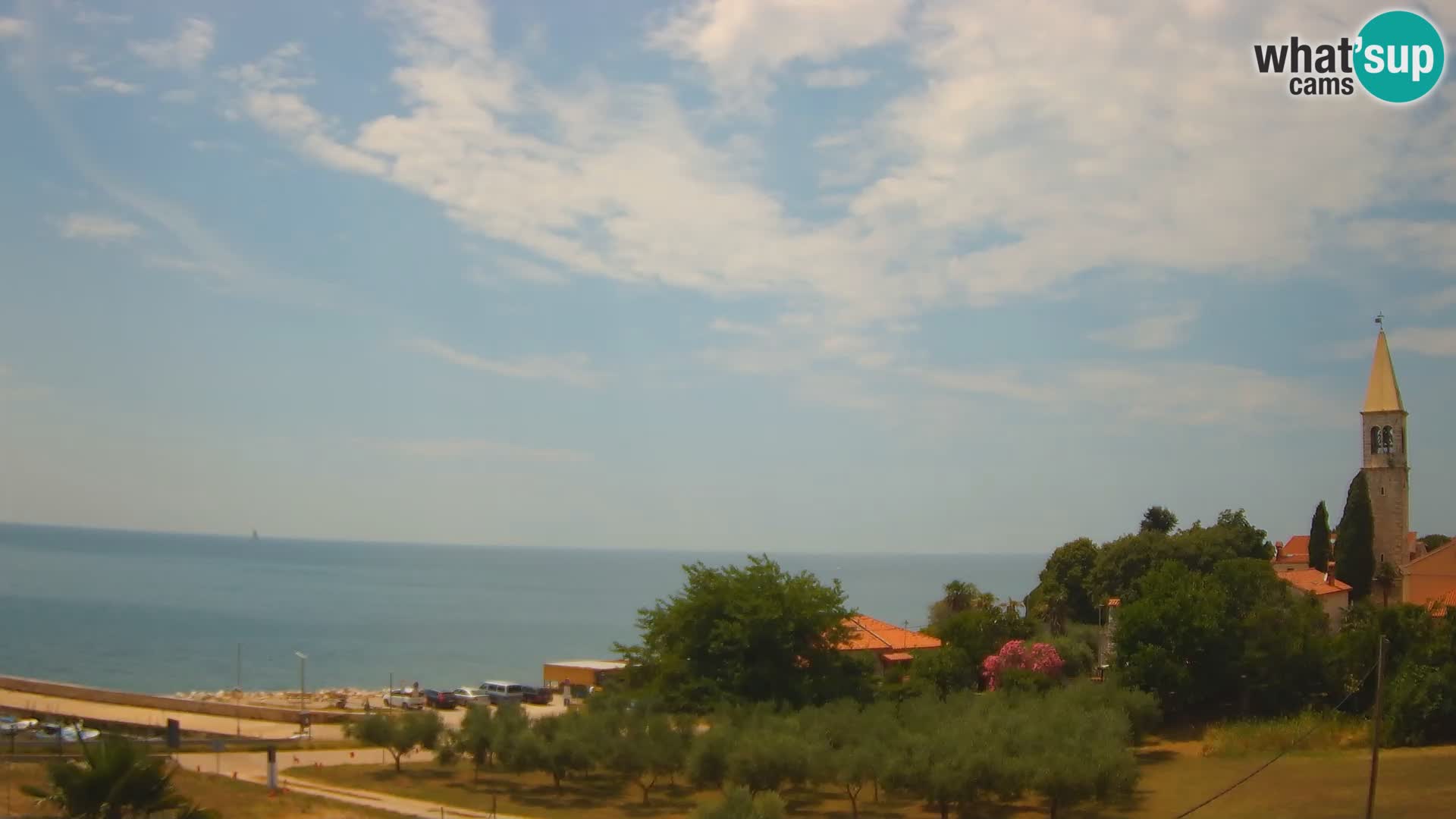 Umag Webcam en direct Lovrečica / San Lorenzo – Istrie – Croatie
