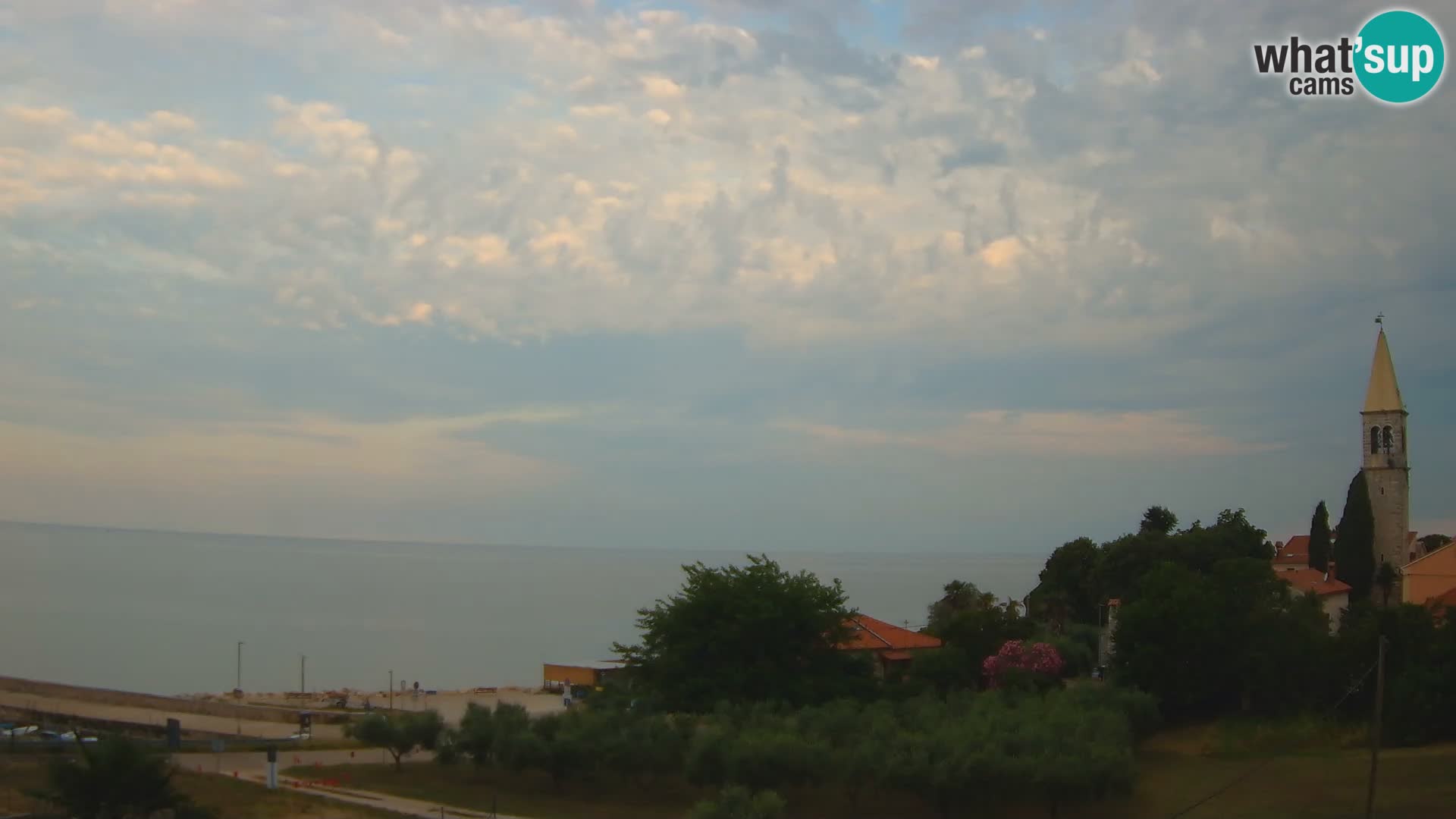 Umag Webcam en direct Lovrečica / San Lorenzo – Istrie – Croatie