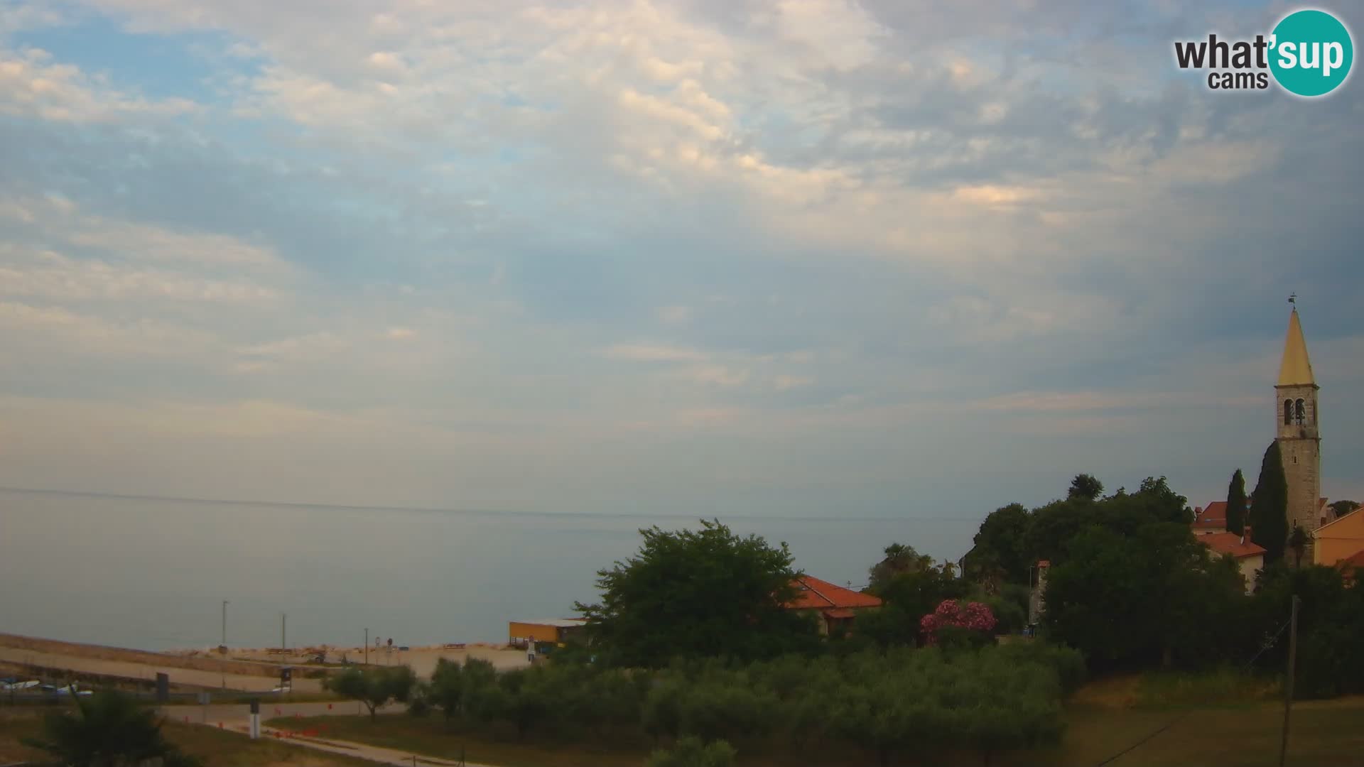 Umag Webcam uživo Lovrečica / San Lorenzo – Istra – Hrvatska