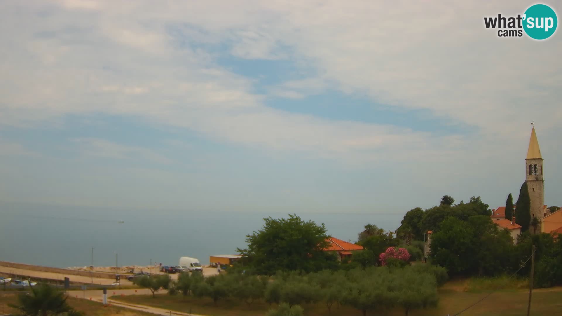 Umag Webcam uživo Lovrečica / San Lorenzo – Istra – Hrvatska