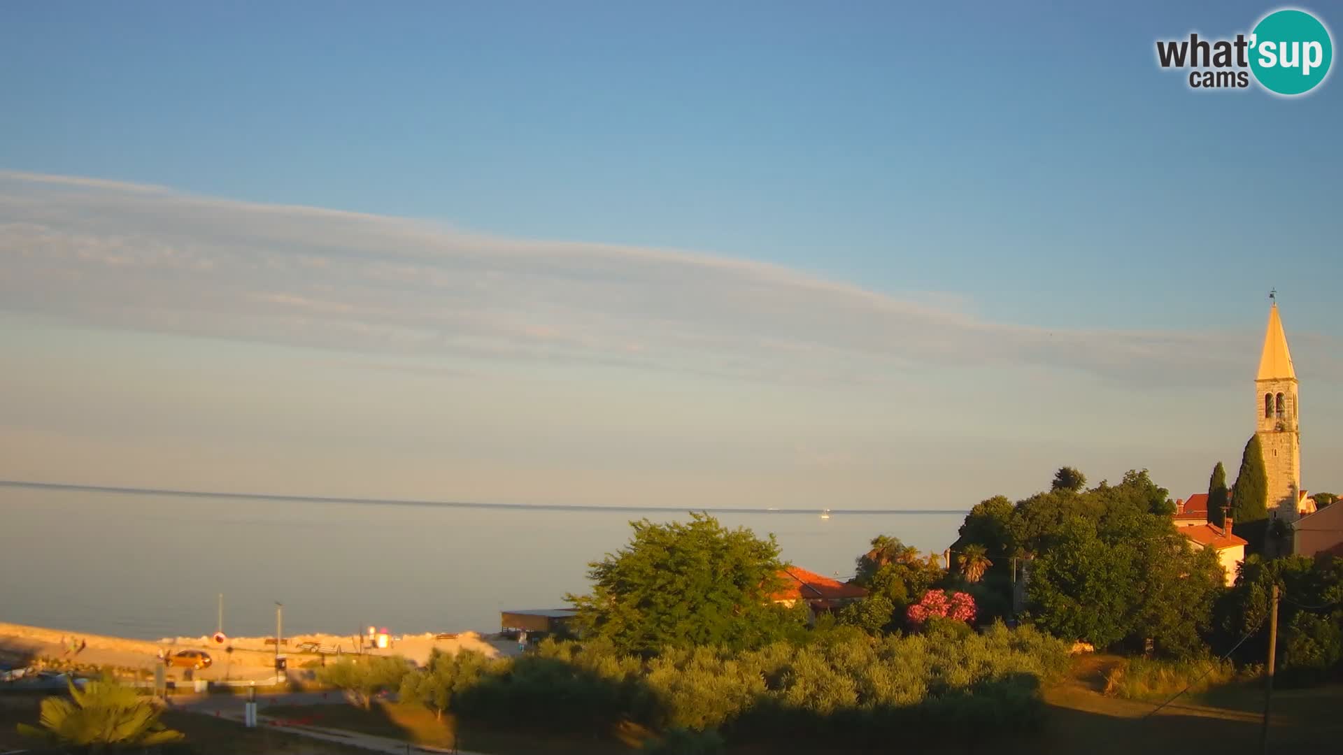 Umag Webcam uživo Lovrečica / San Lorenzo – Istra – Hrvatska