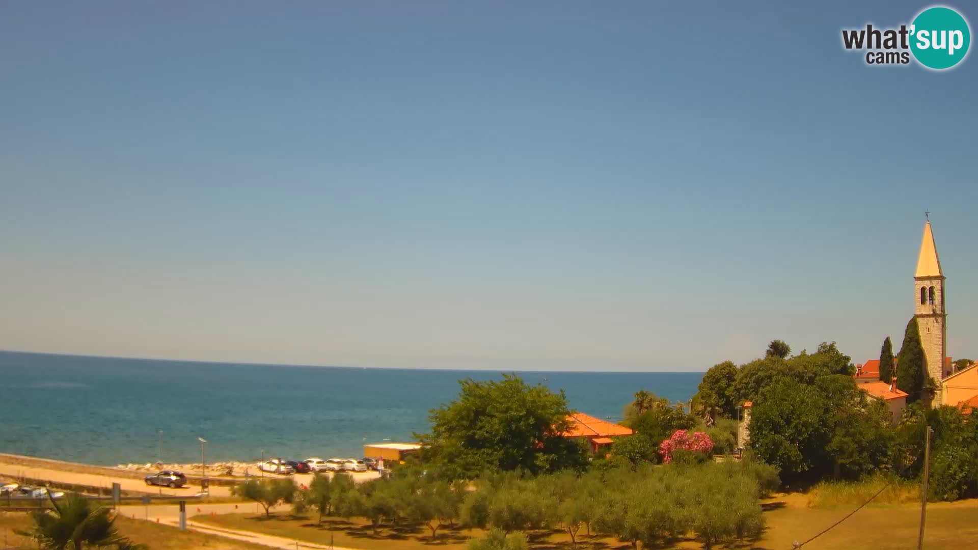 Umag spletna kamera Lovrečica – Istra – Hrvaška