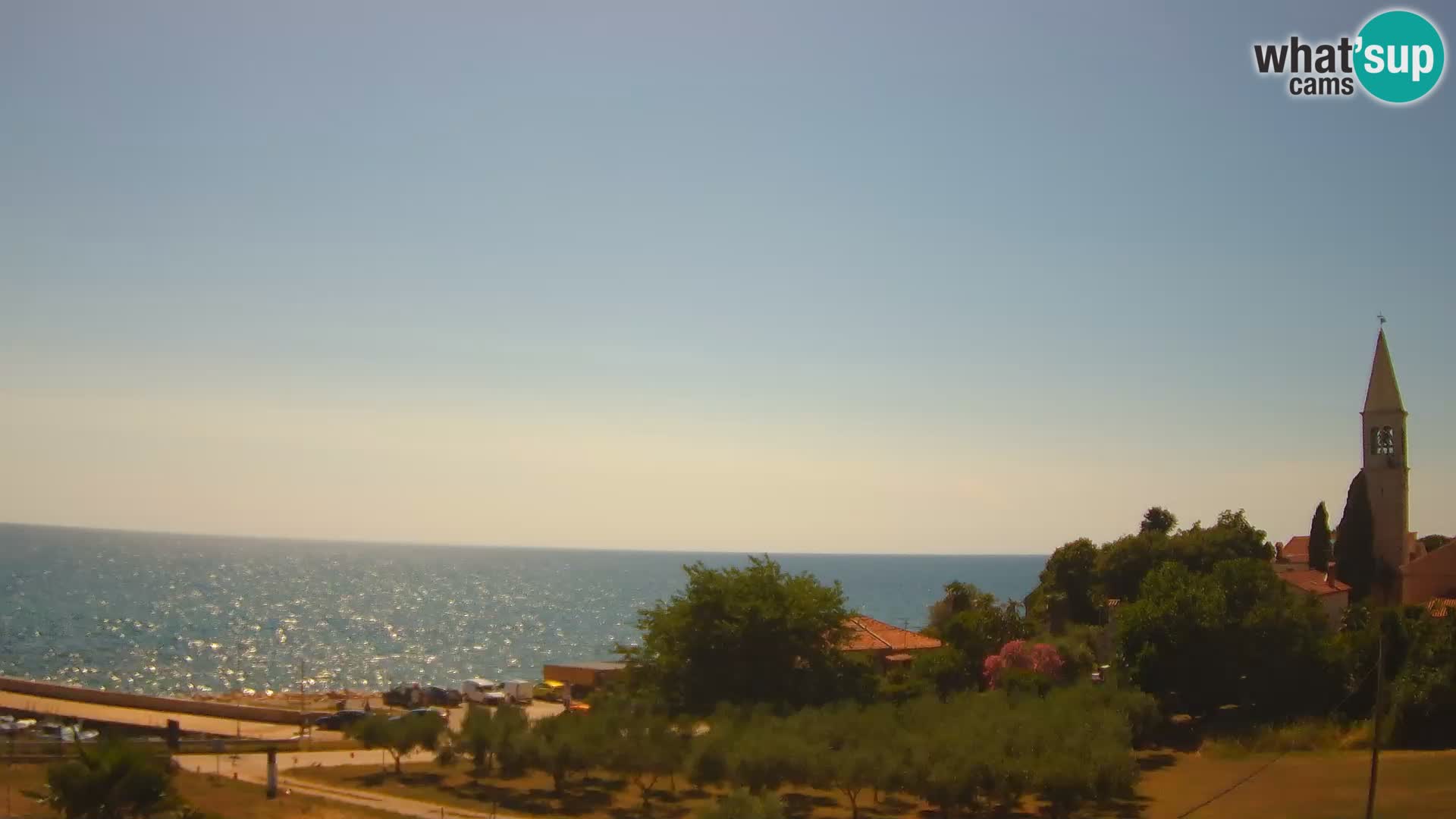 Umag Webcam uživo Lovrečica / San Lorenzo – Istra – Hrvatska