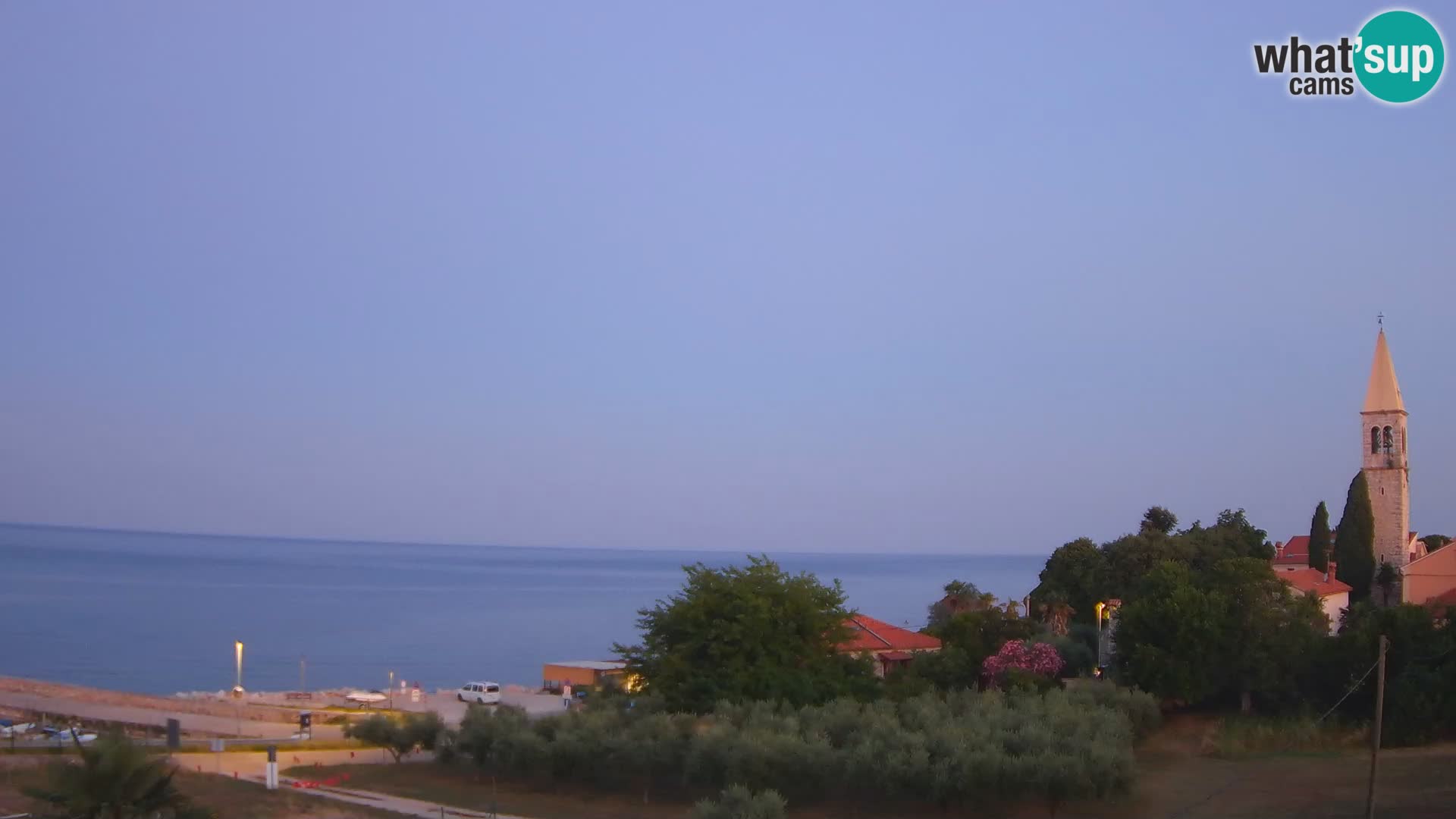 Umag Webcam en direct Lovrečica / San Lorenzo – Istrie – Croatie
