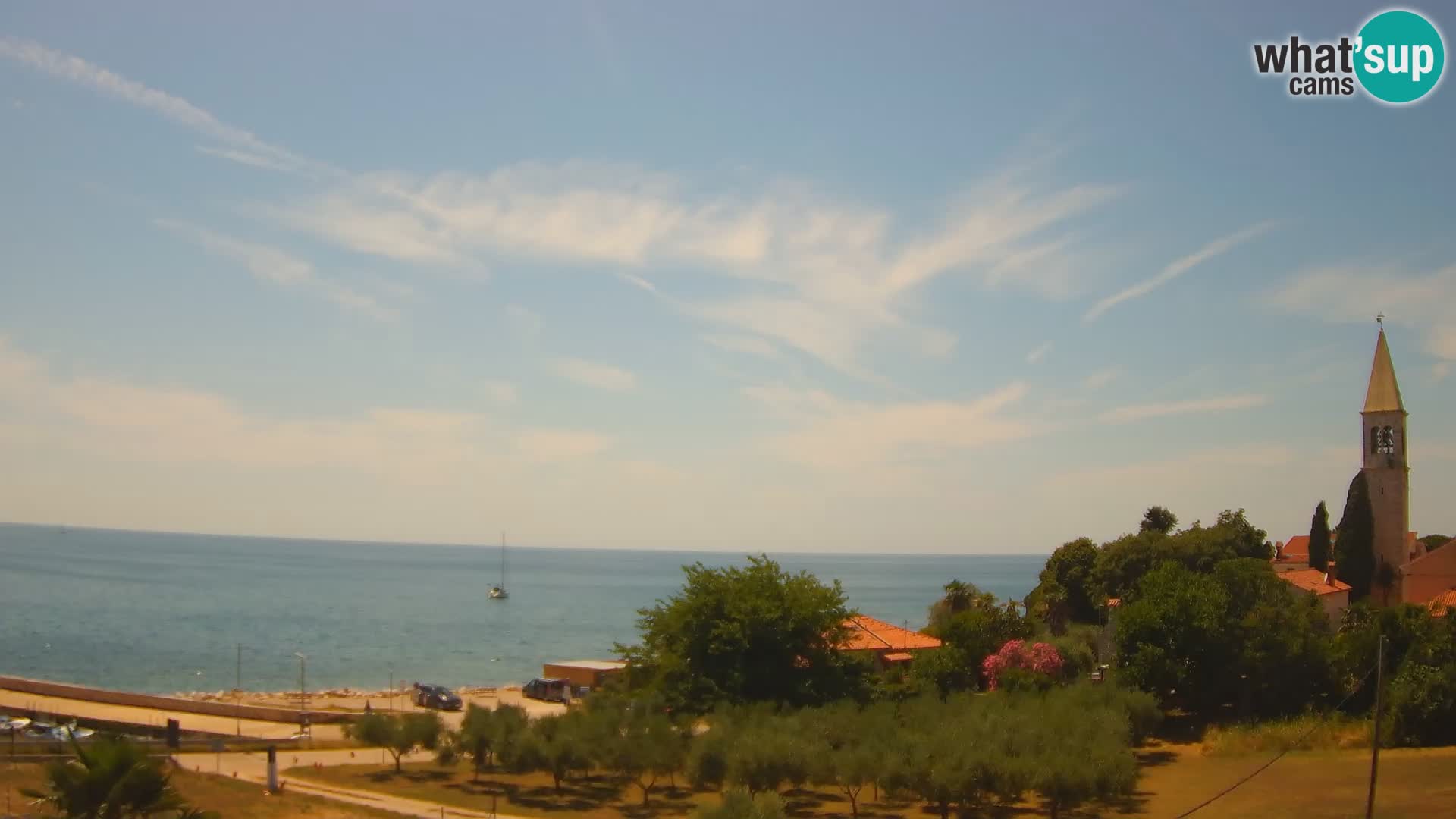 Umag spletna kamera Lovrečica – Istra – Hrvaška