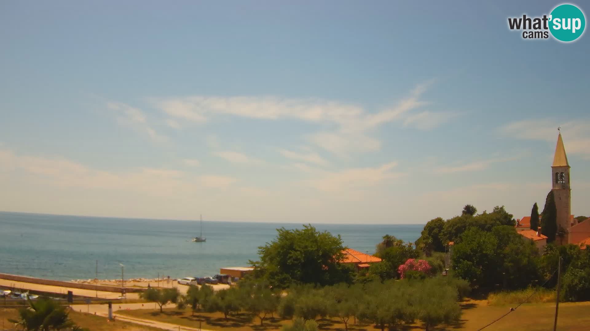 Umag spletna kamera Lovrečica – Istra – Hrvaška