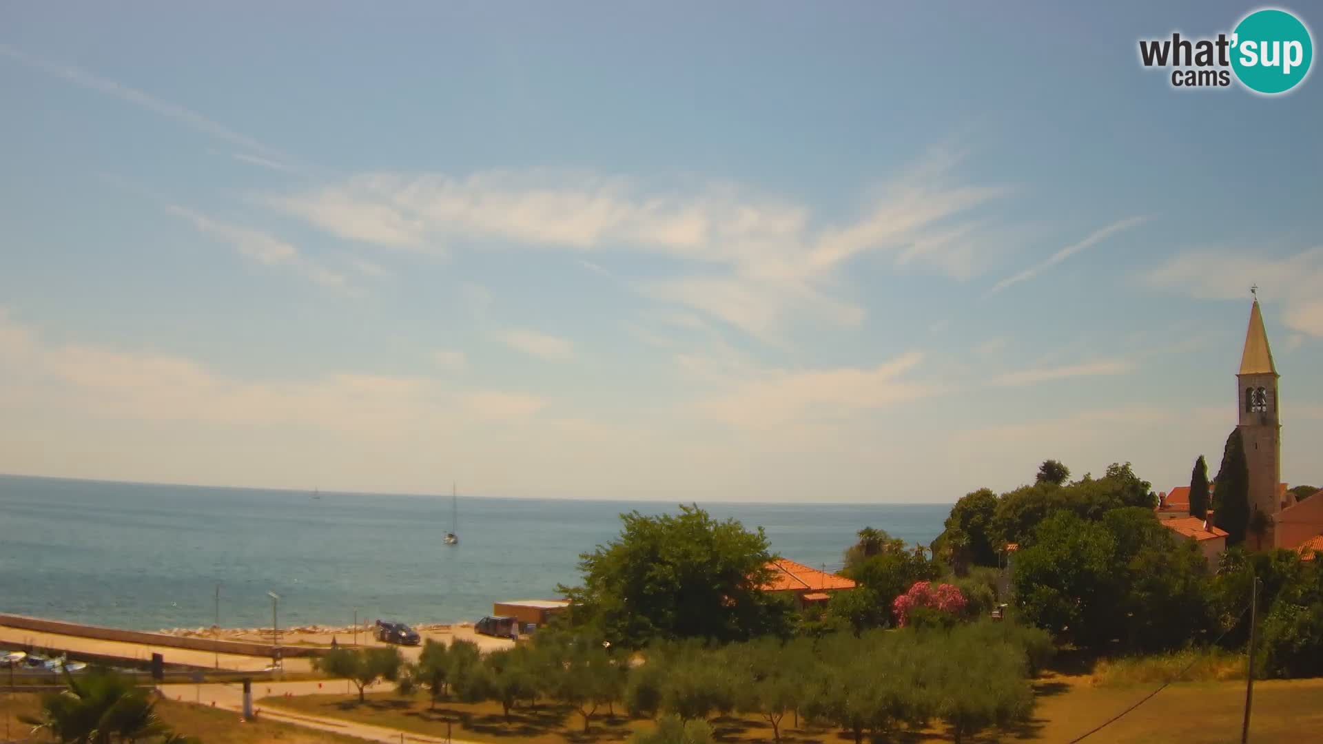 Umag Webcam uživo Lovrečica / San Lorenzo – Istra – Hrvatska