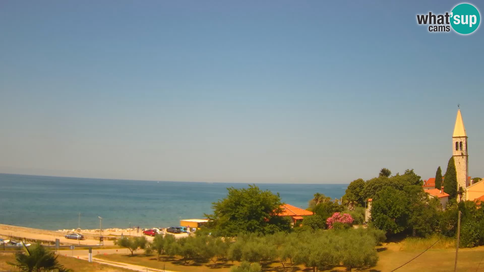 Umag spletna kamera Lovrečica – Istra – Hrvaška