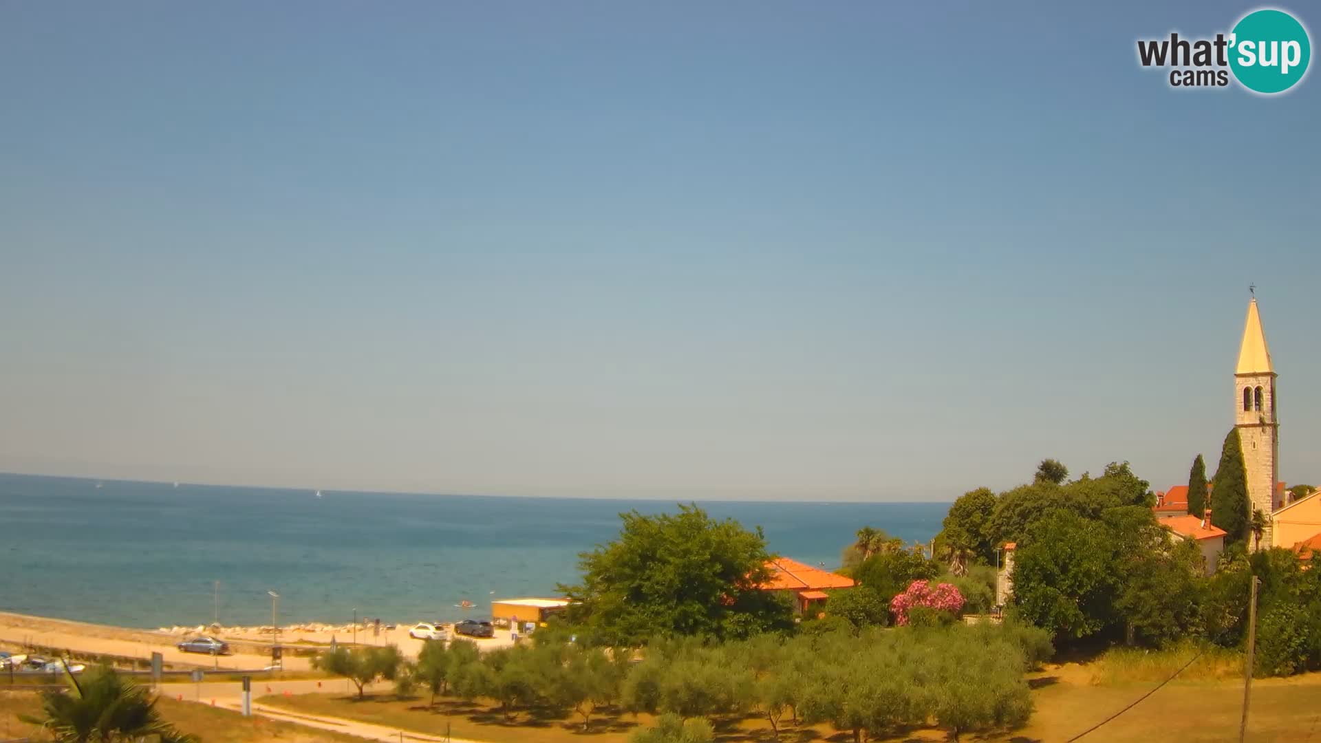 Umag spletna kamera Lovrečica – Istra – Hrvaška