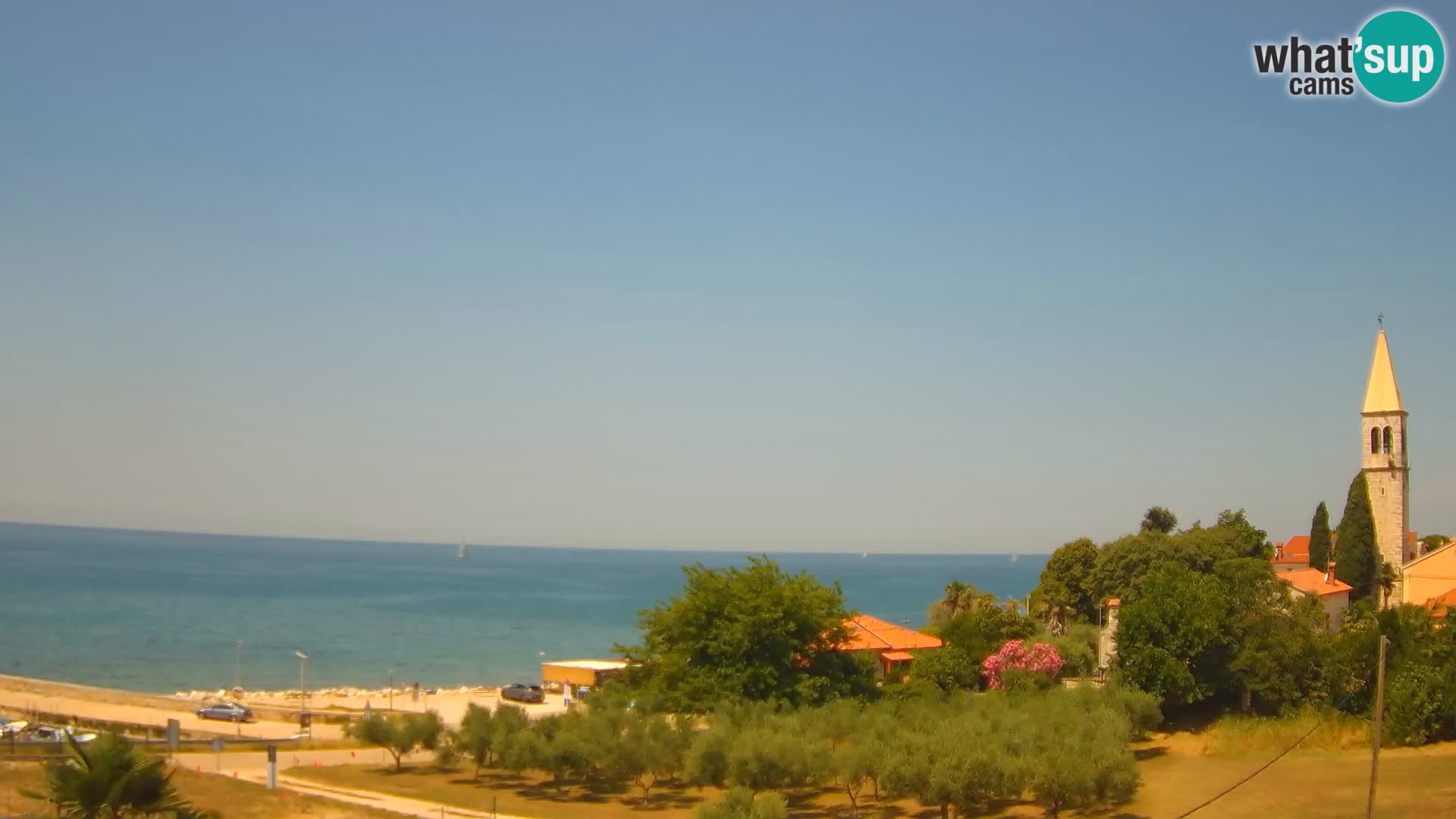 Umag Webcam uživo Lovrečica / San Lorenzo – Istra – Hrvatska