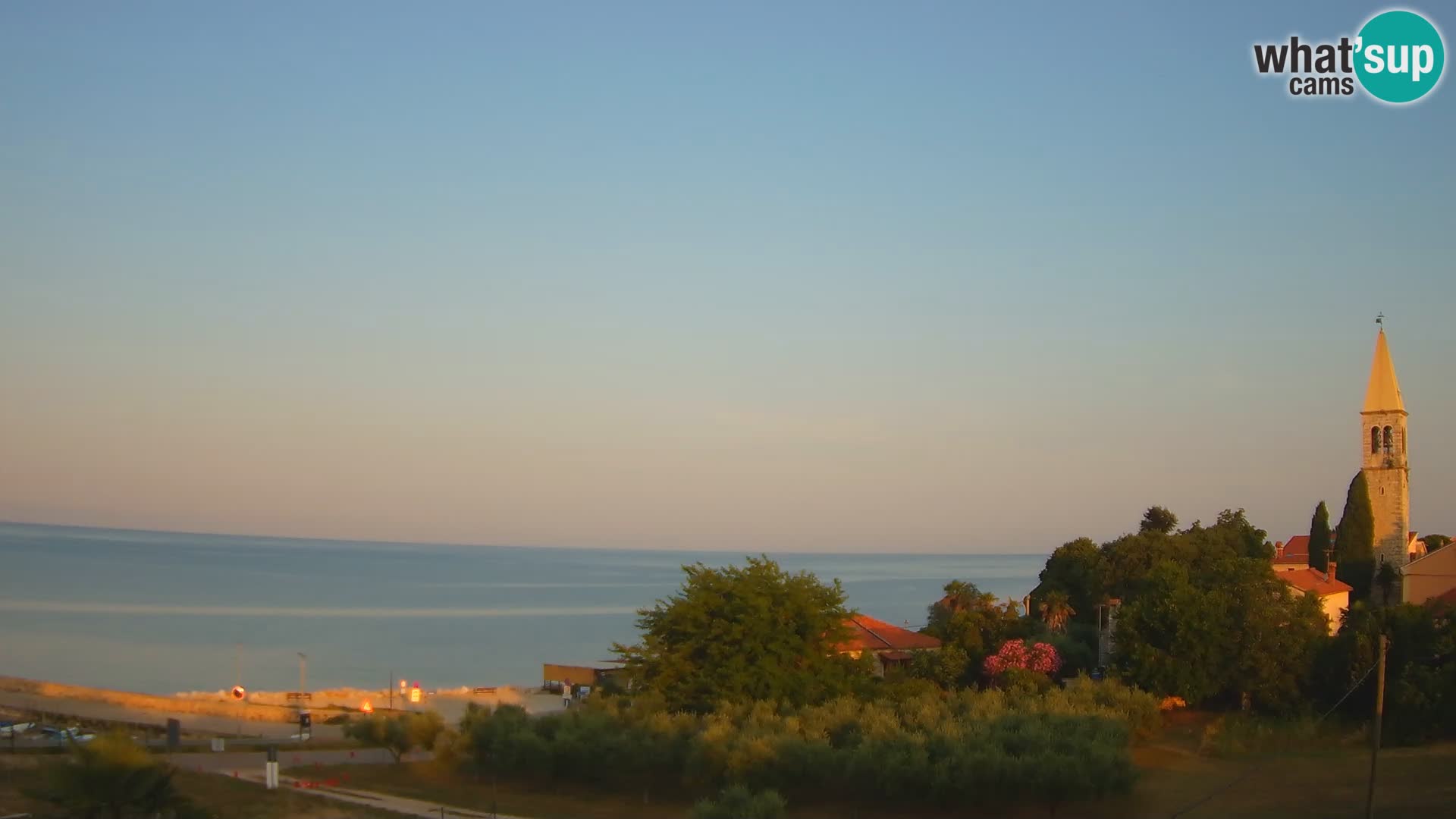 Umag Webcam en direct Lovrečica / San Lorenzo – Istrie – Croatie