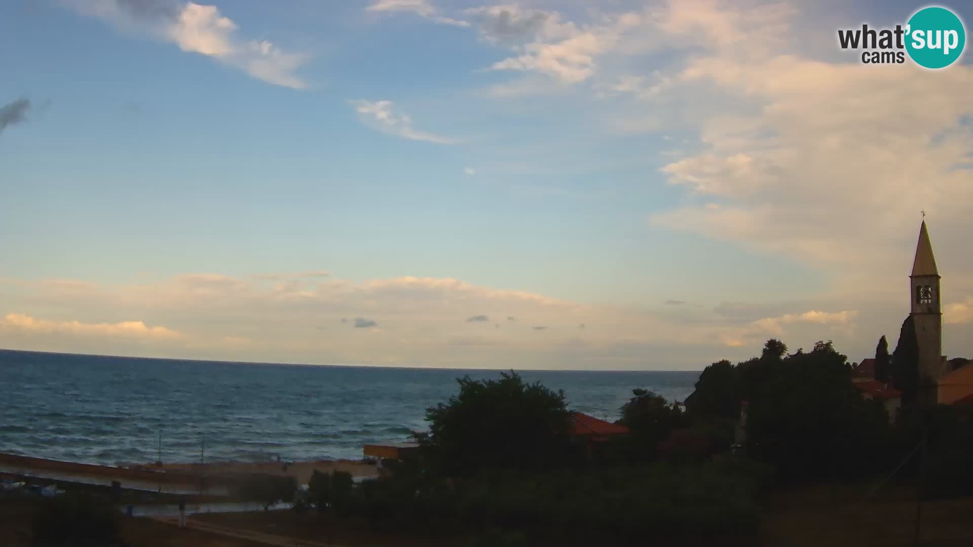 Umag Webcam en direct Lovrečica / San Lorenzo – Istrie – Croatie