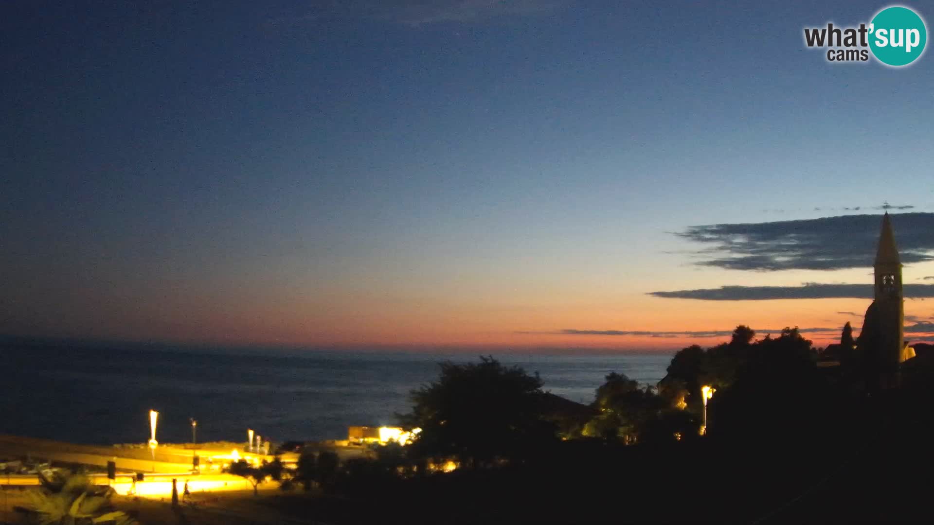 Umag Webcam en direct Lovrečica / San Lorenzo – Istrie – Croatie