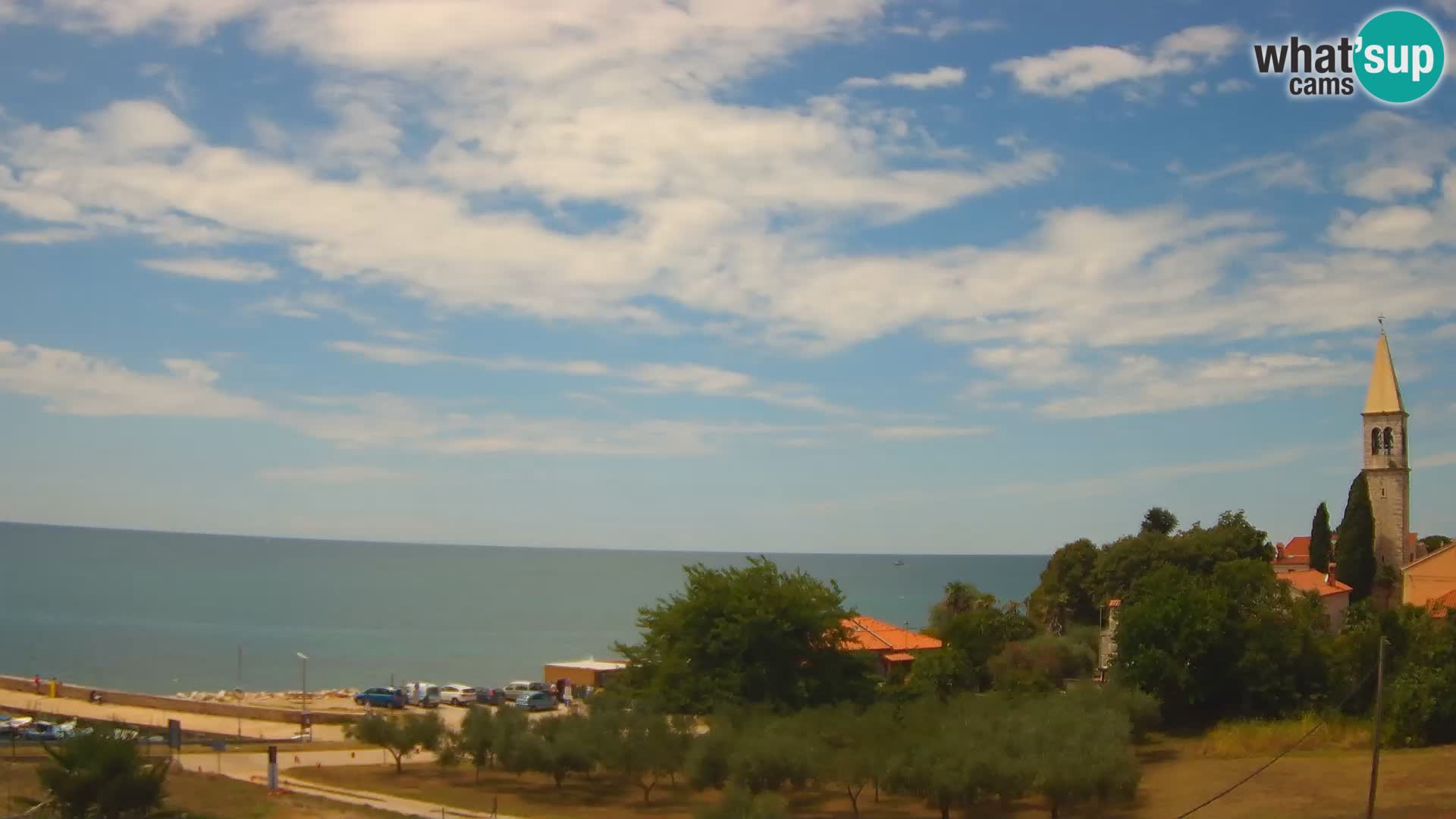 Umag spletna kamera Lovrečica – Istra – Hrvaška