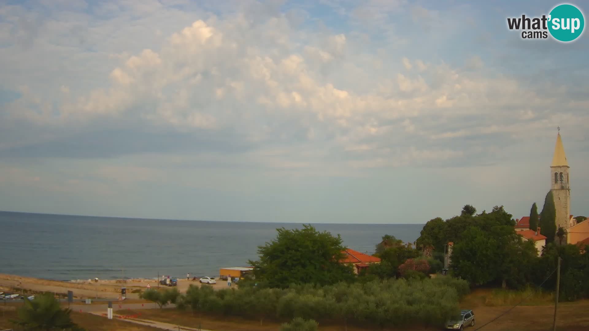 Umag Webcam en direct Lovrečica / San Lorenzo – Istrie – Croatie