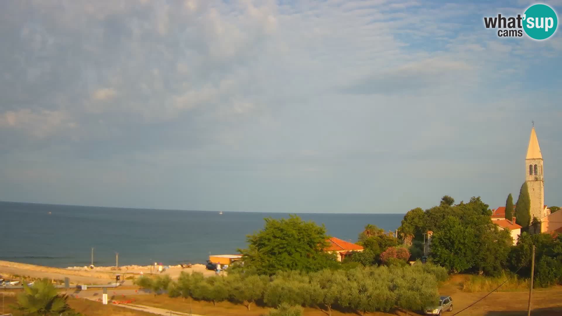 Umag Webcam uživo Lovrečica / San Lorenzo – Istra – Hrvatska