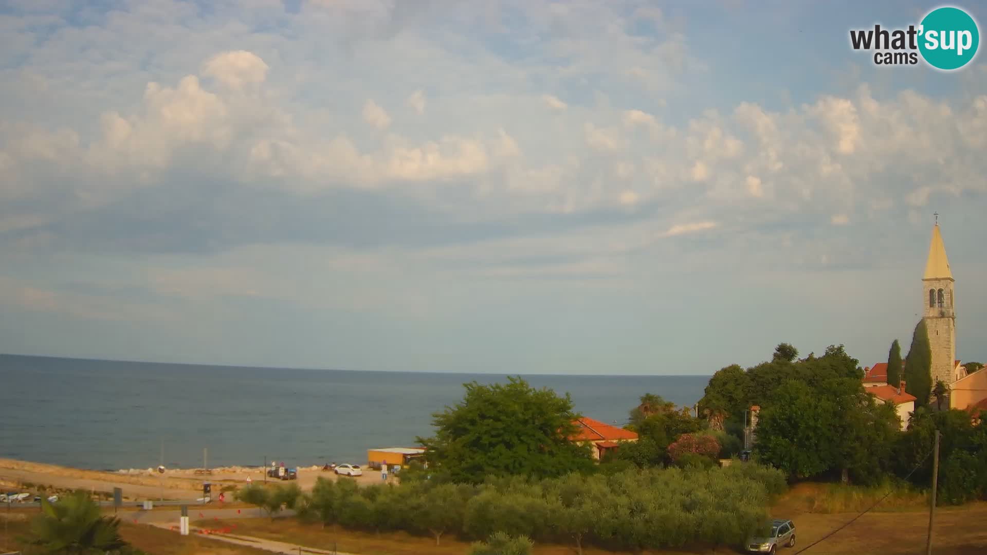 Umag Webcam en direct Lovrečica / San Lorenzo – Istrie – Croatie