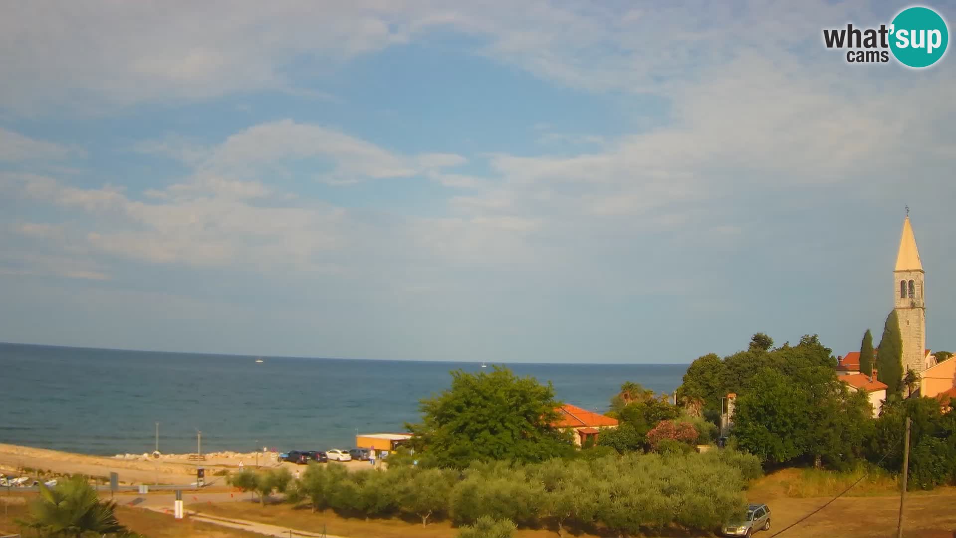Umag Webcam uživo Lovrečica / San Lorenzo – Istra – Hrvatska