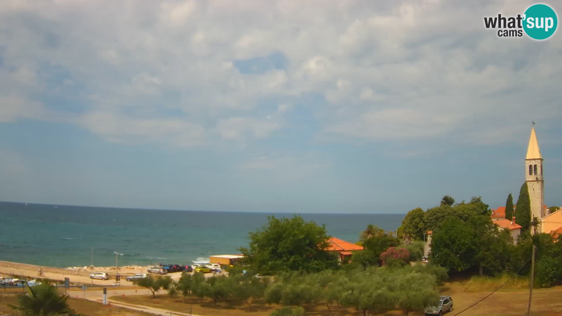 Umag Webcam en direct Lovrečica / San Lorenzo – Istrie – Croatie