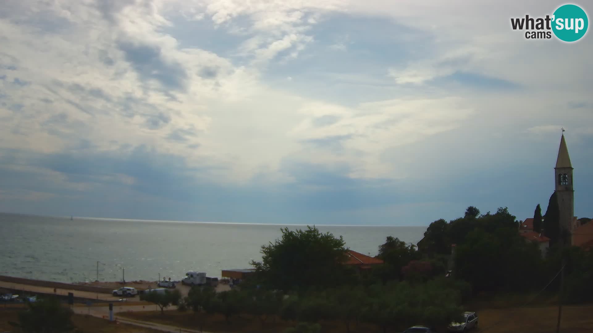 Umag Webcam uživo Lovrečica / San Lorenzo – Istra – Hrvatska