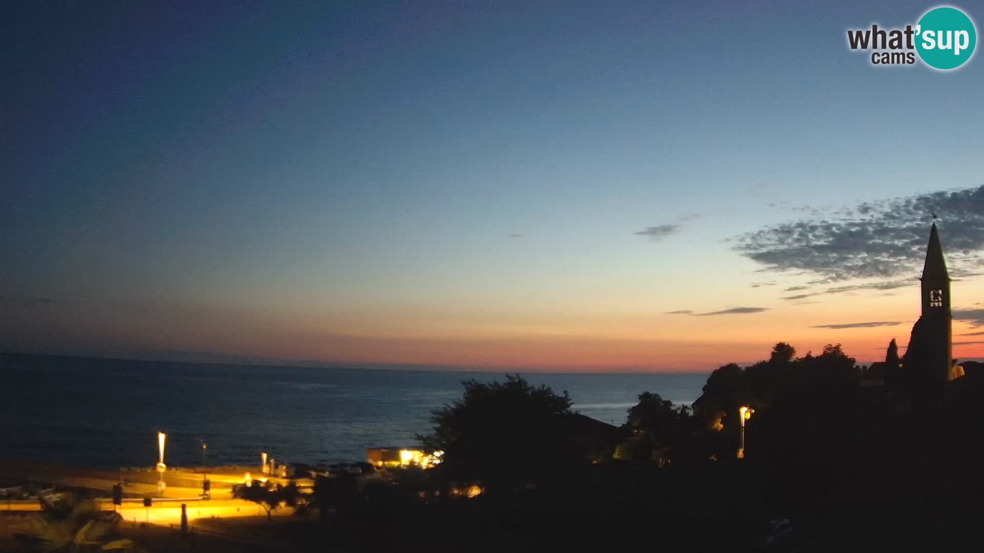 Umag Webcam uživo Lovrečica / San Lorenzo – Istra – Hrvatska