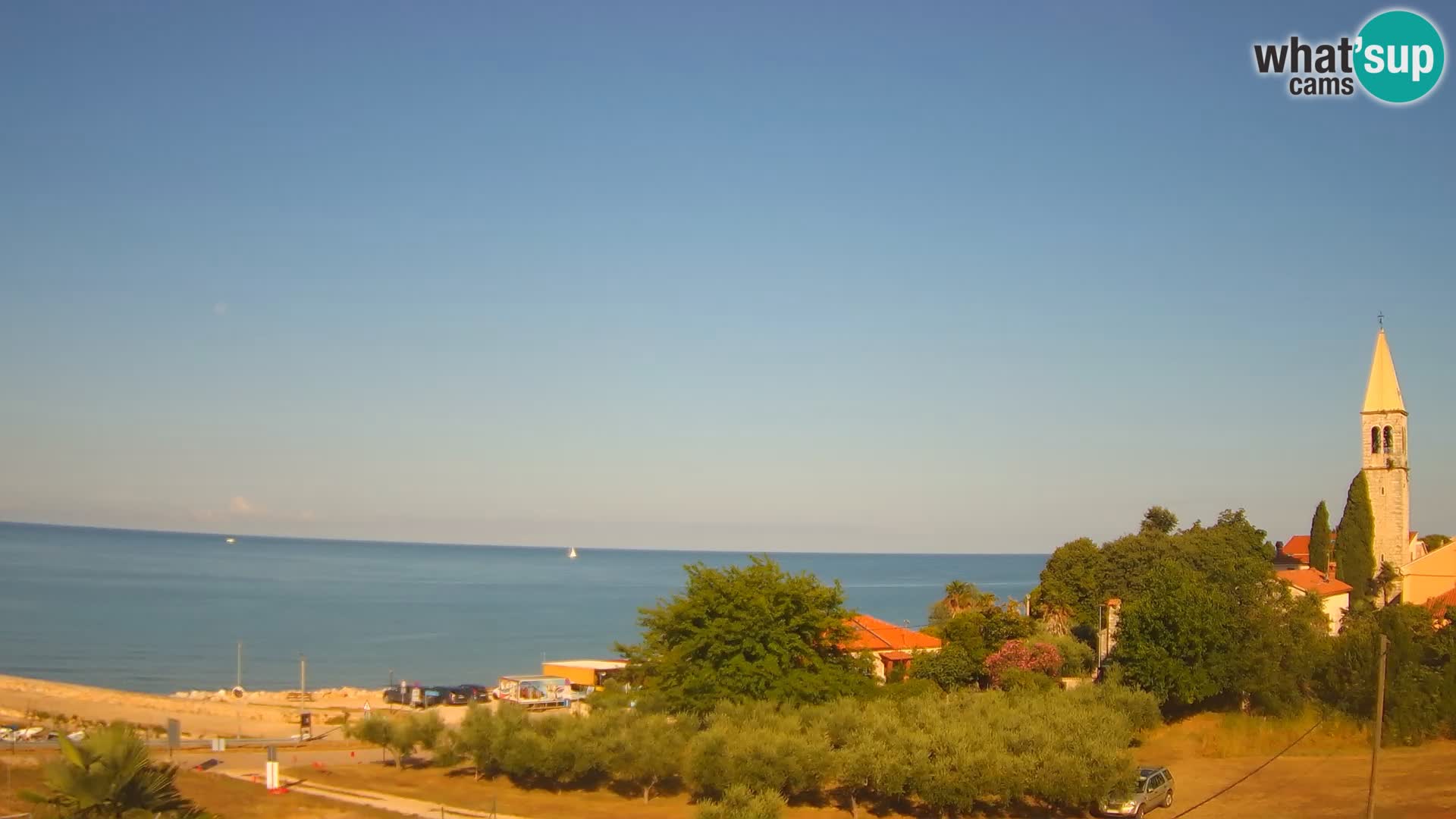Umag Webcam uživo Lovrečica / San Lorenzo – Istra – Hrvatska
