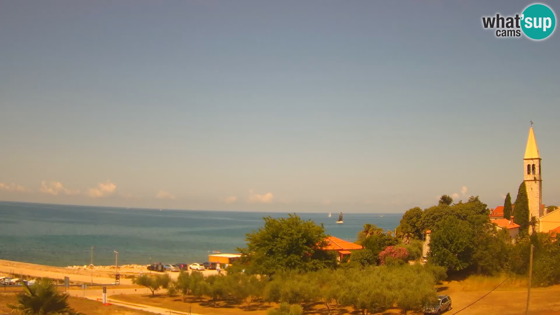 Umag spletna kamera Lovrečica – Istra – Hrvaška