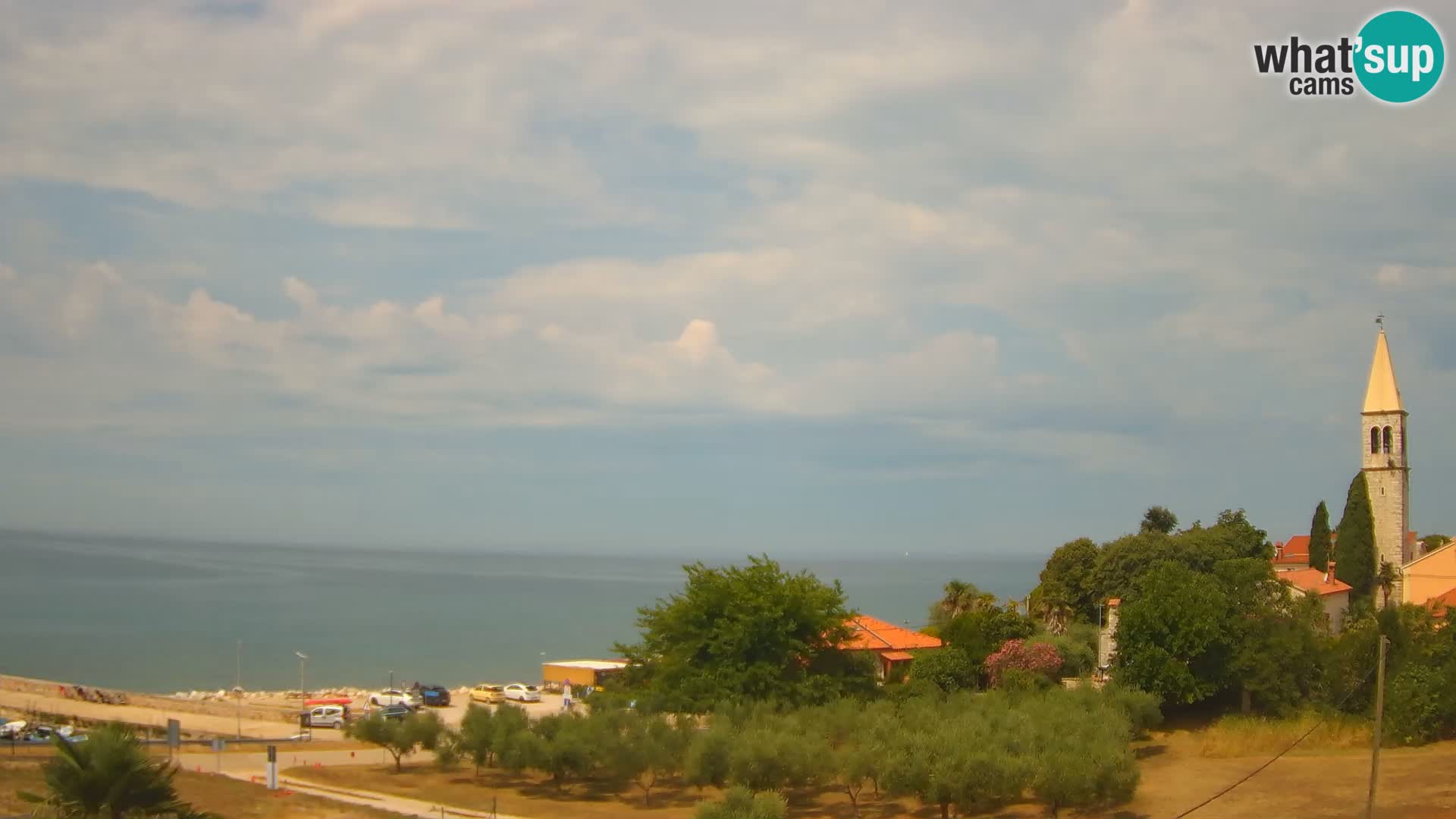 Umag Webcam en direct Lovrečica / San Lorenzo – Istrie – Croatie