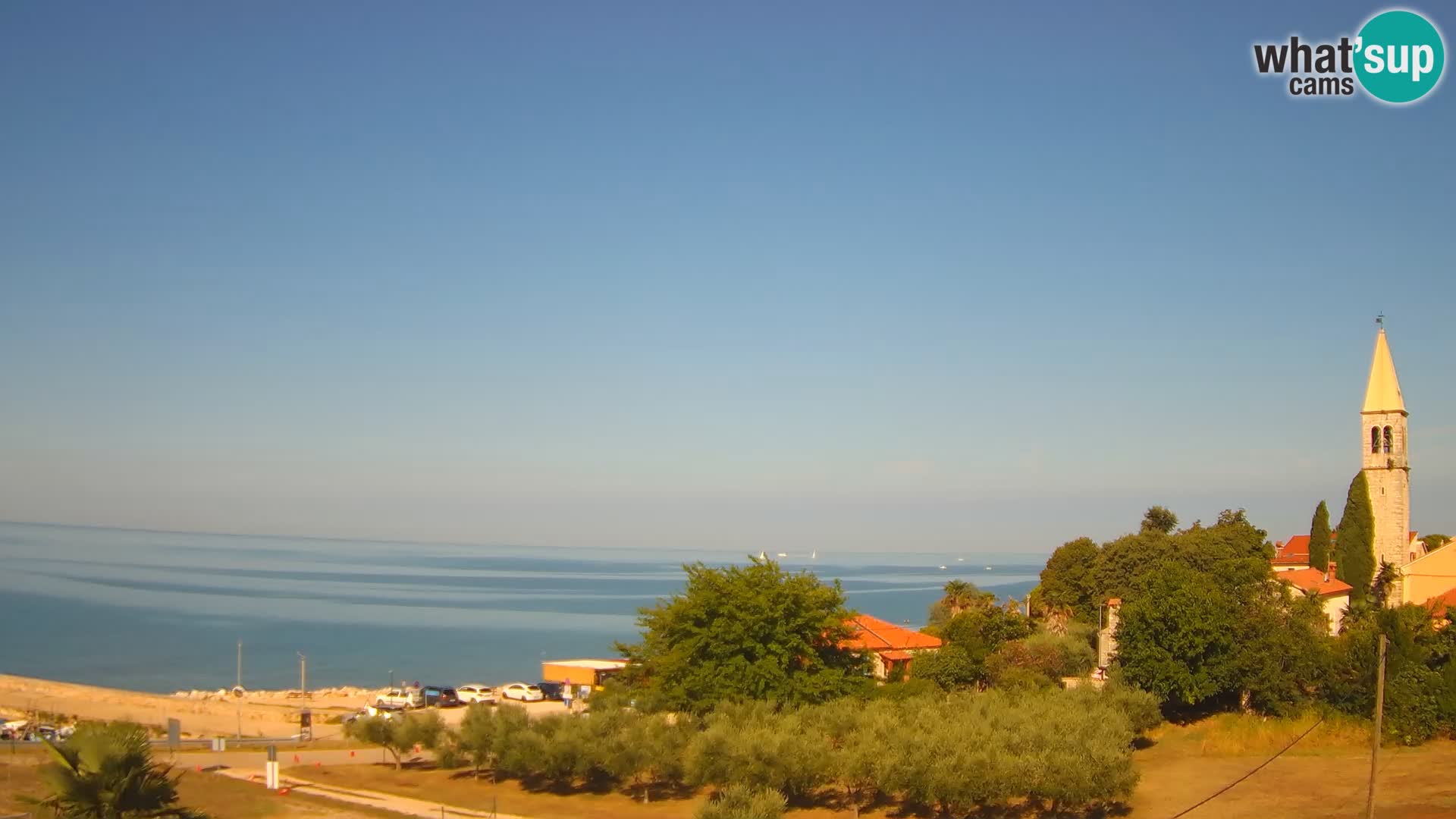 Umag Webcam en direct Lovrečica / San Lorenzo – Istrie – Croatie